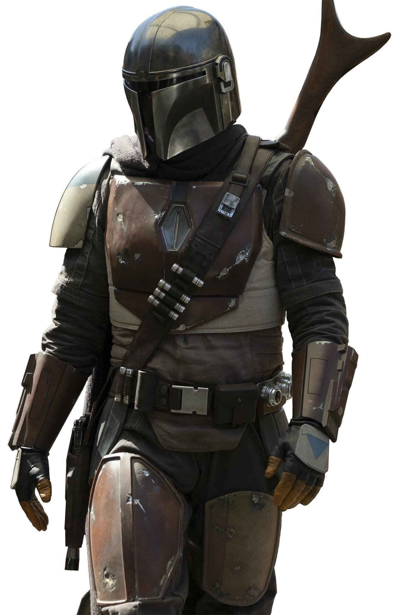 The Mandalorian. Background removed for easy reference