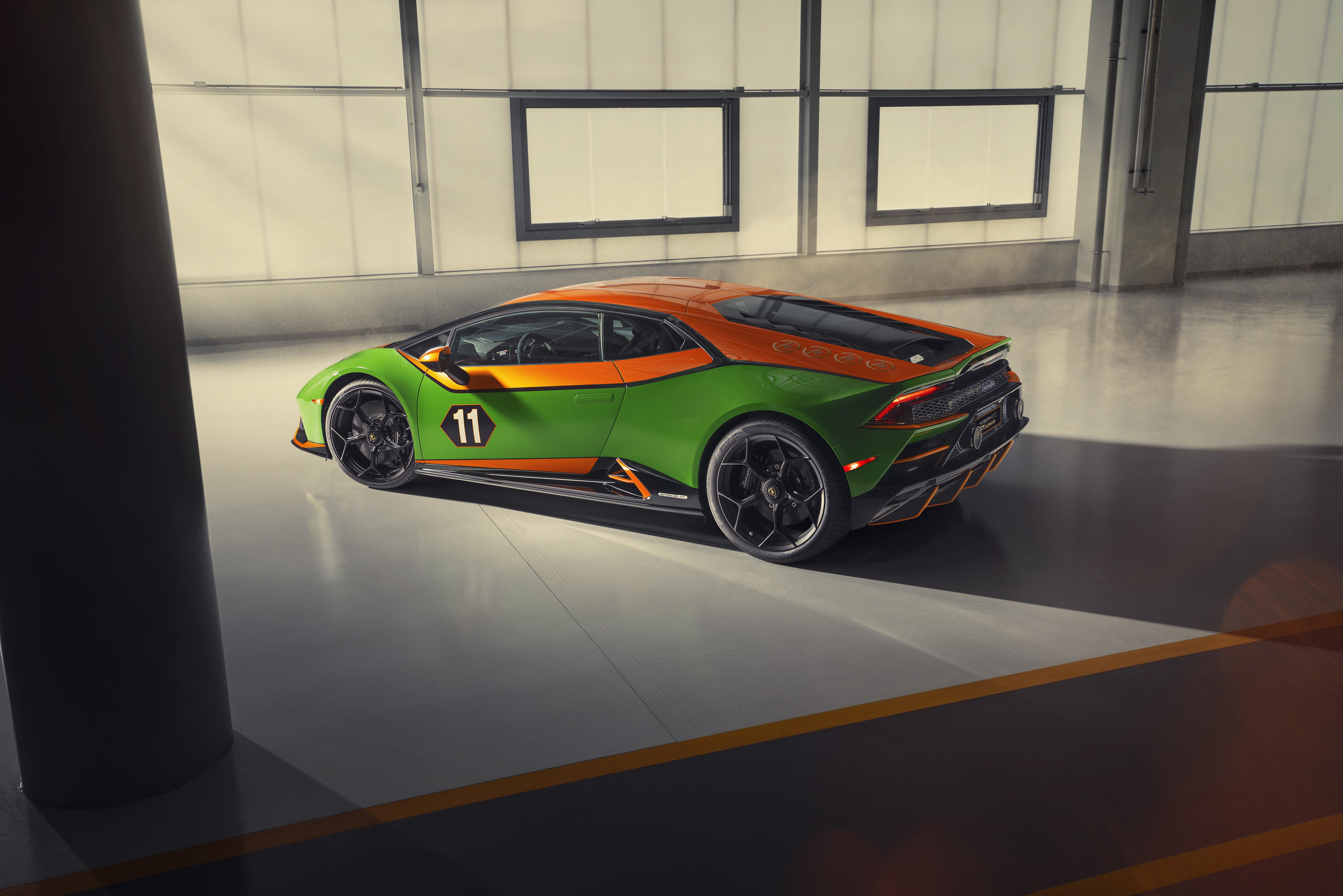 Lamborghini Huracan Evo GT 2020 Rear View, HD Cars, 4k Wallpaper