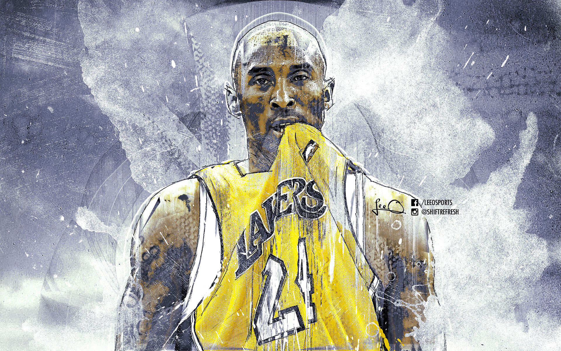 Cartoon Kobe Bryant Wallpapers - Wallpaper Cave