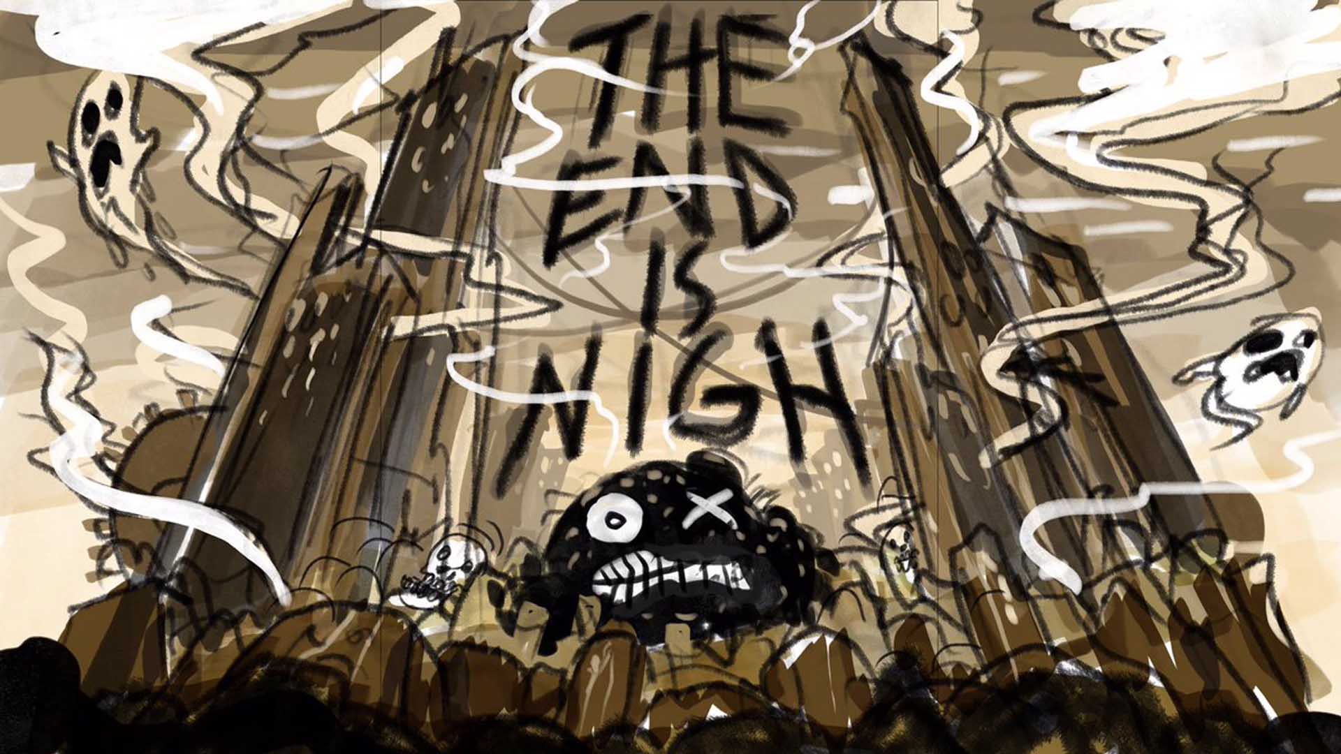 A look behind The End is Nigh cover art