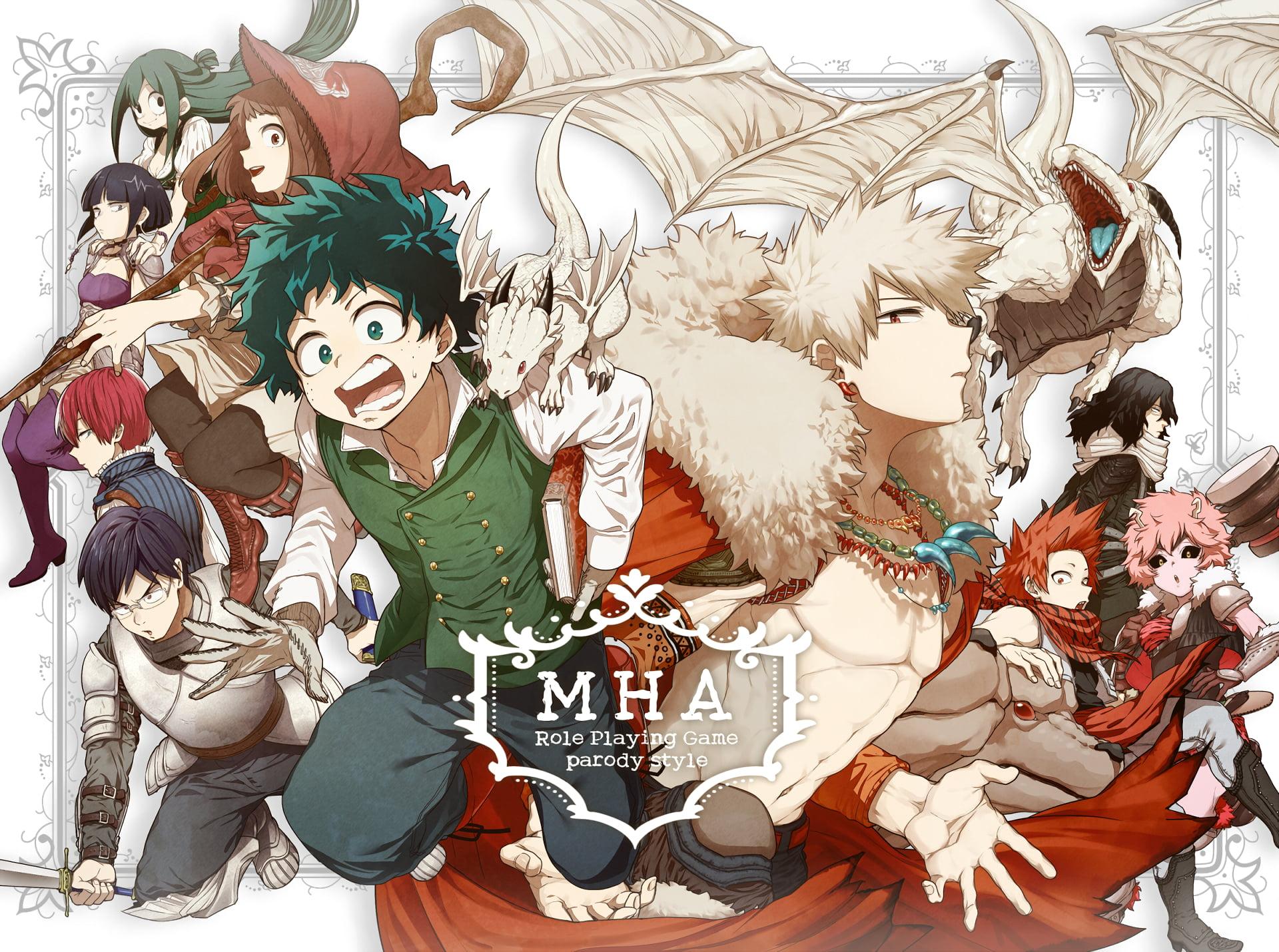 Male anime character digital wallpaper, Boku no Hero Academia, Deku, Midoriya Izuku, Izuku Midoriya HD wallpaper