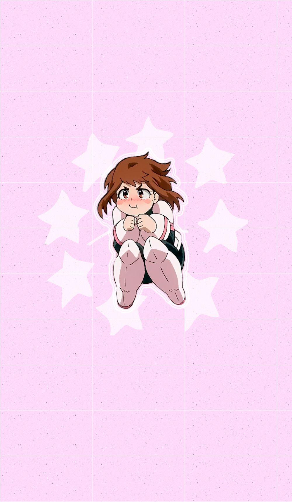 Uraraka Ochako. Wallpaper. anime. My hero academia, Mi academia