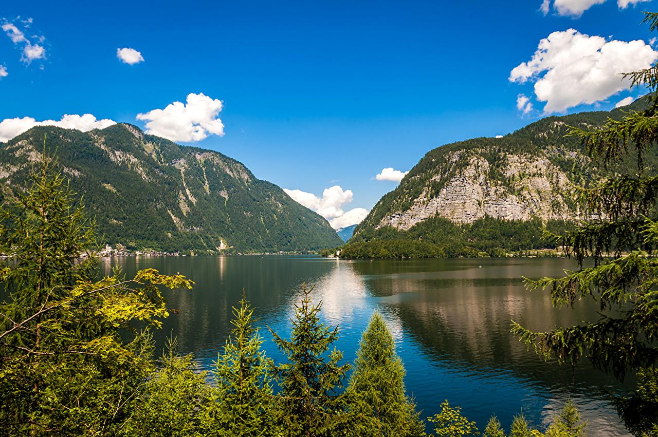 Photos Austria Nature Mountains Sky Lake Landscape photography