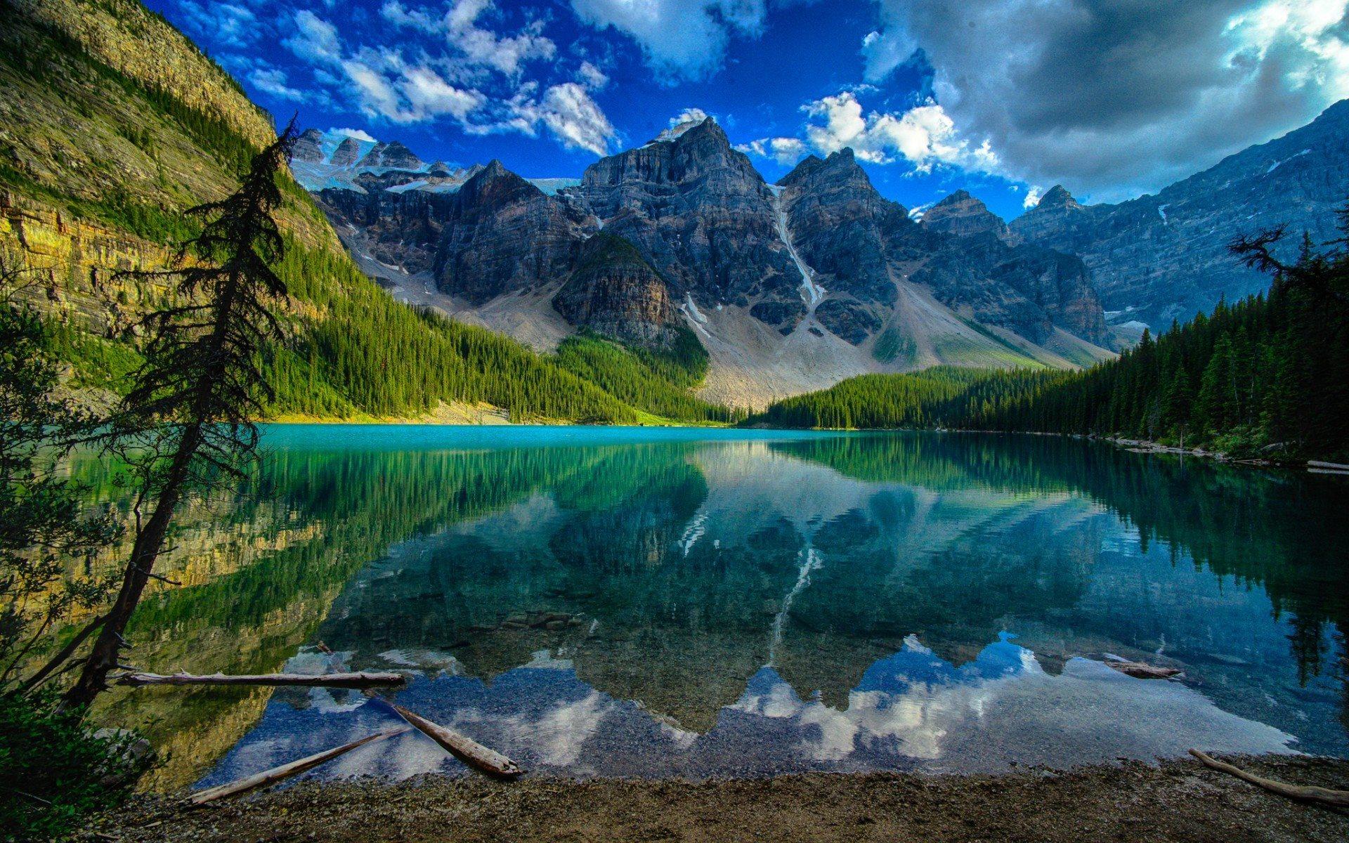 Download wallpaper mountain landscape, photo lakes, beautiful lake