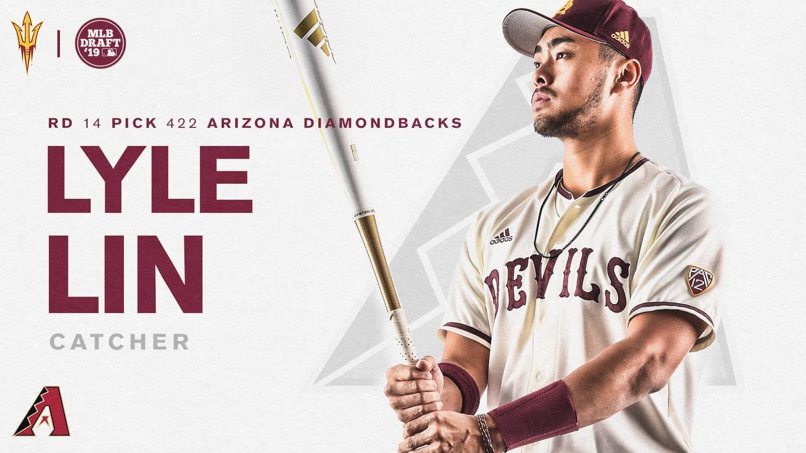 Arizona Diamondbacks Draft Lyle Lin in 14th Round