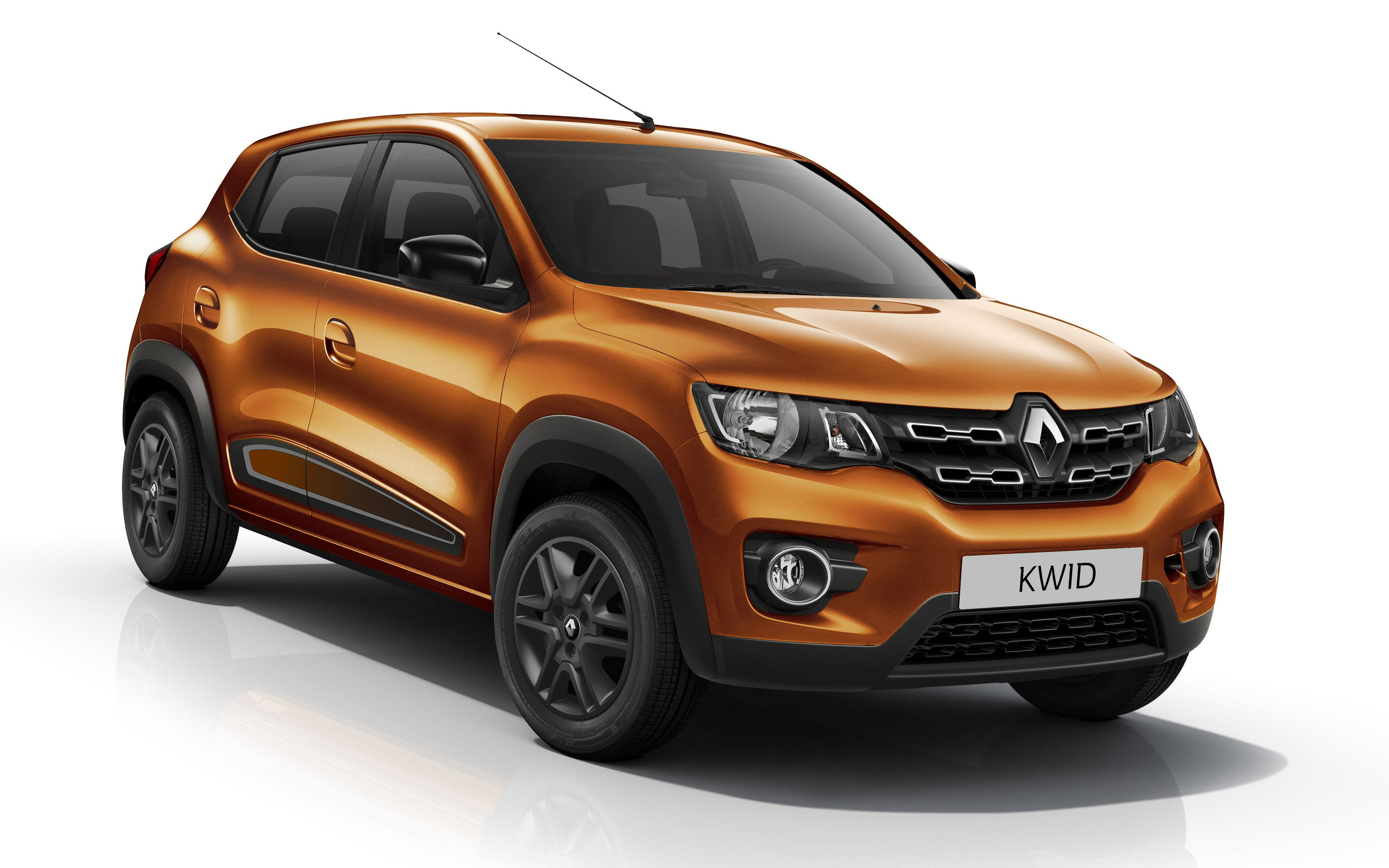 Download wallpaper Renault Kwid, bronze hatchback, new cars