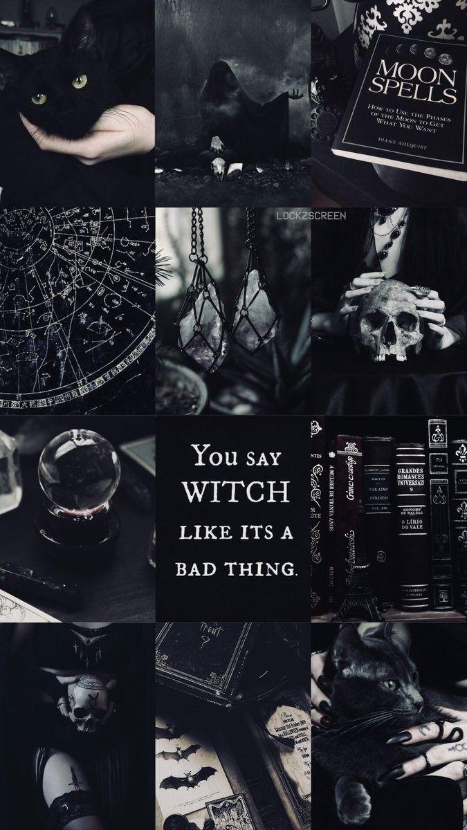 Witch Of Wicca. Witchy wallpaper, Witch wallpaper, Goth wallpaper