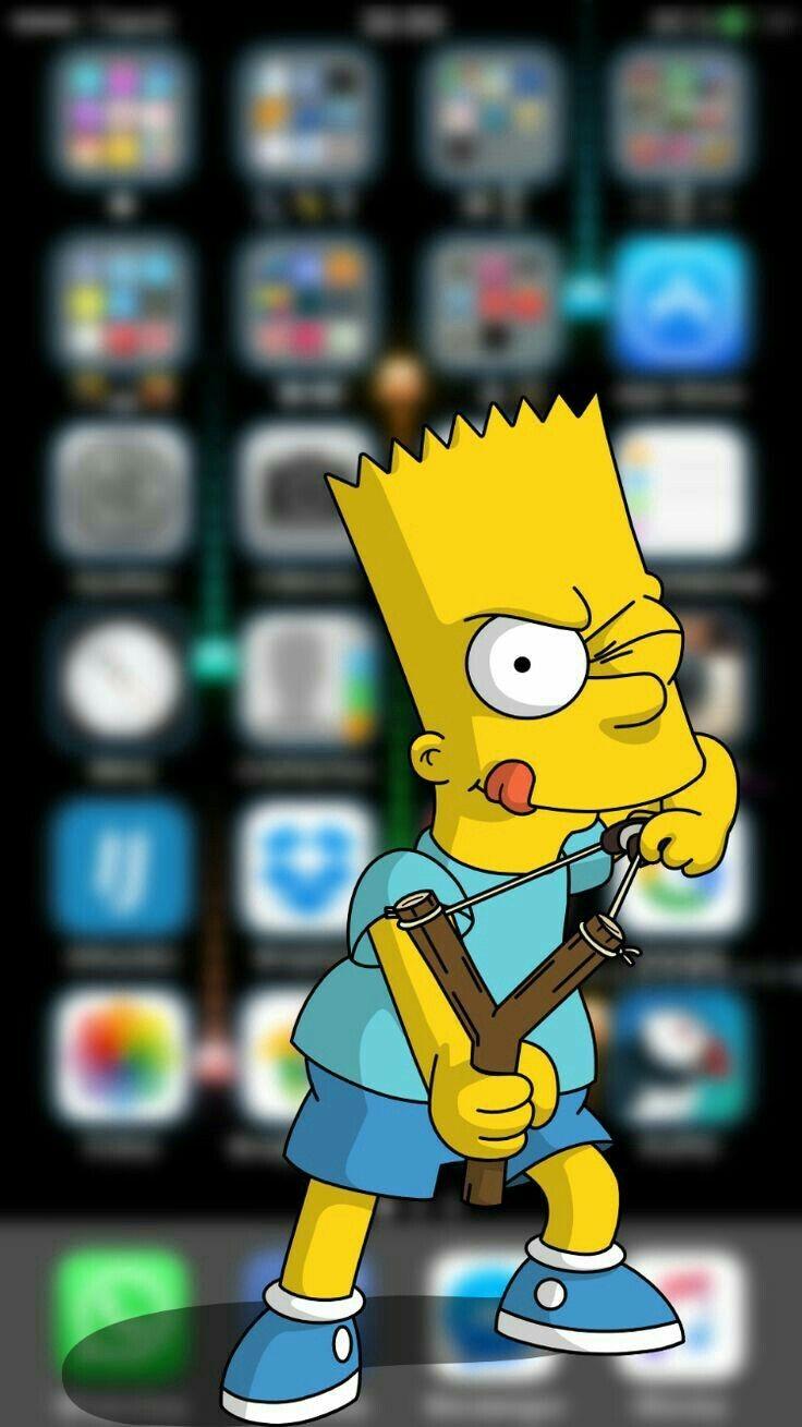 Sfondi Simpson HD Unique Bart Simpson iPhone 4 Wallpaper 640—960
