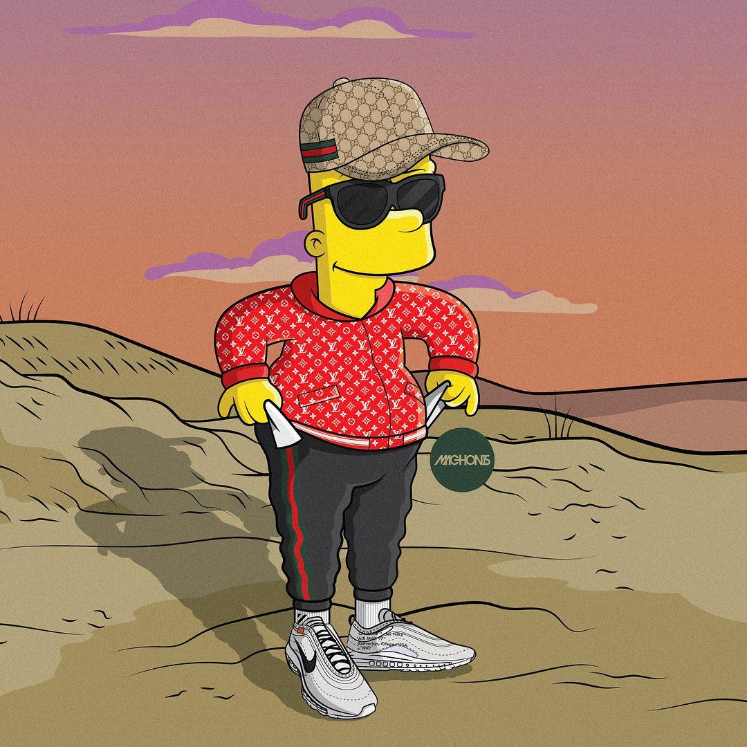 6a851 Bart Simpson. Wallpaper. Cartoon, Bart simpson