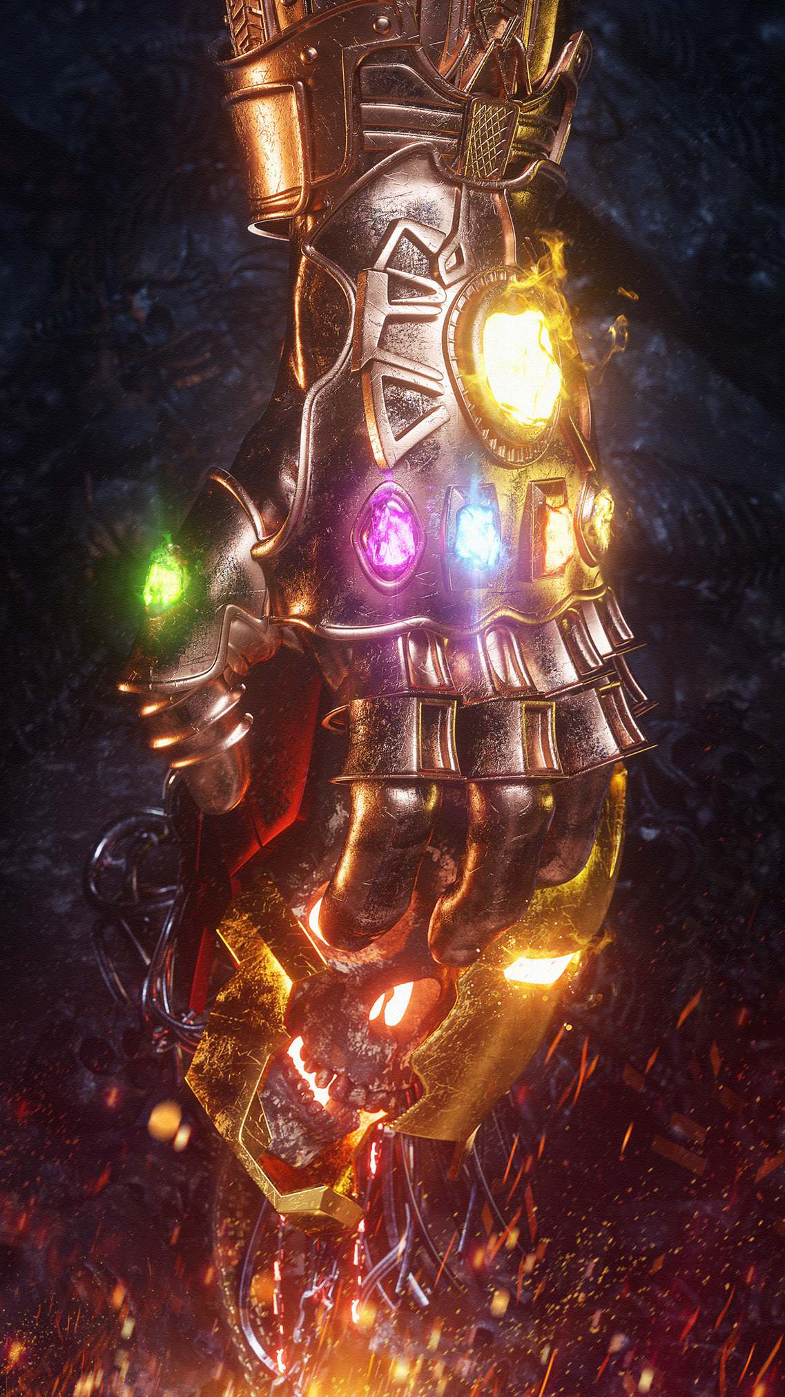 The Infinity Gauntlet Thanos Infinity War Iron Man Death Wallpaper Wallpaper, iPhone Wallpaper