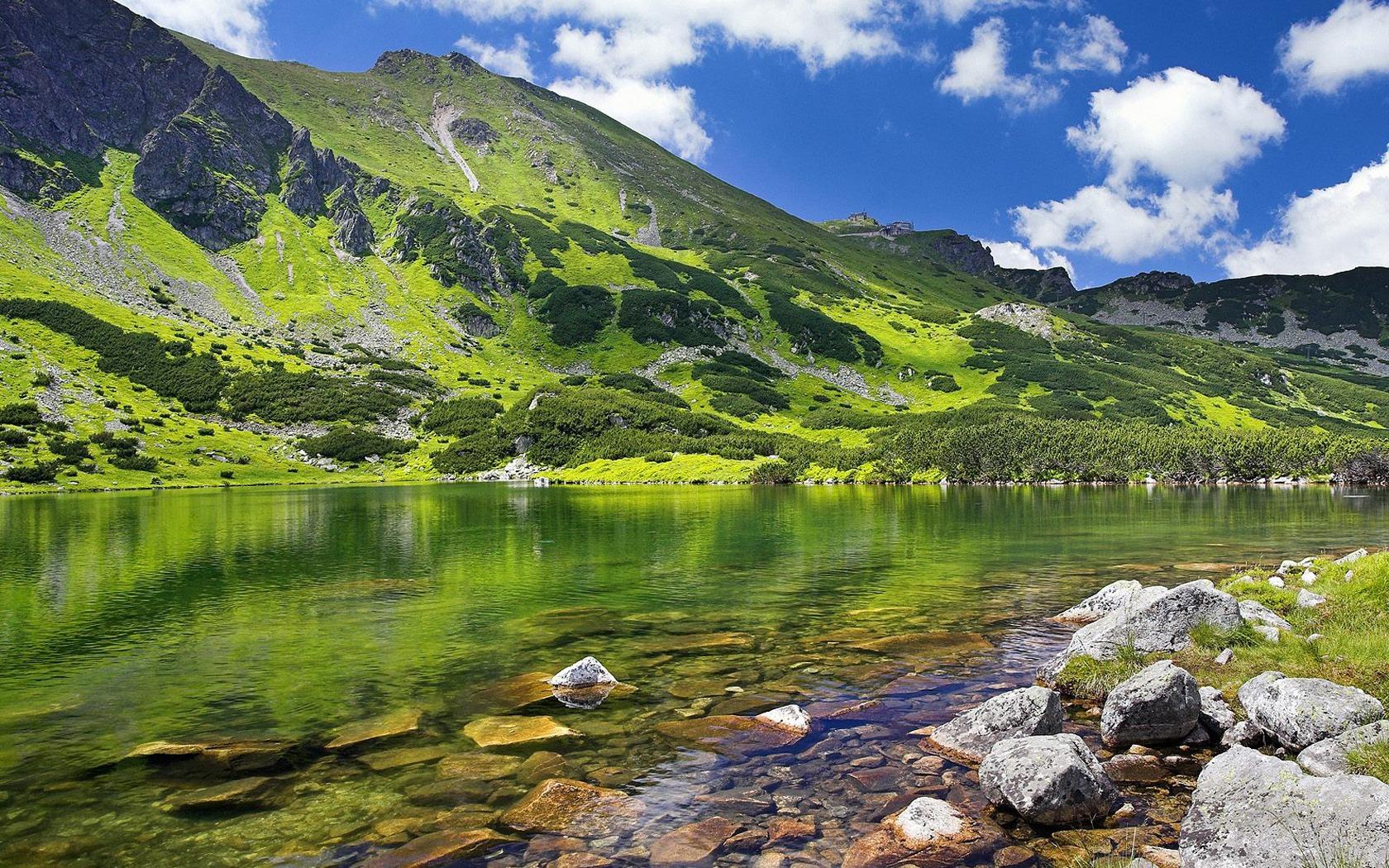 Alpine Lake Wallpaper Landscape Nature Wallpaper in jpg format
