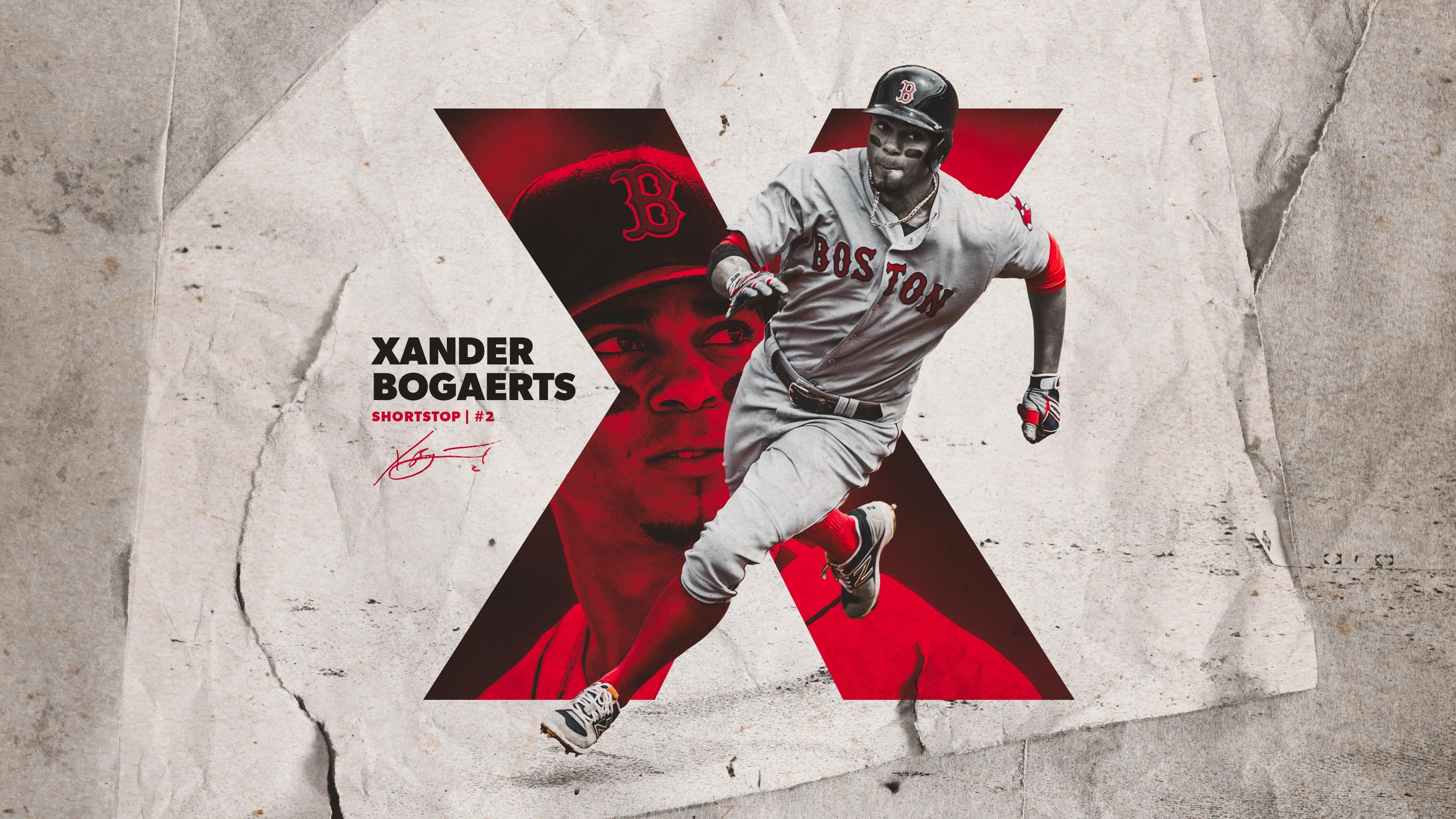 بوعّوف on X: #Wallpaper - Xander Bogaerts B&W : #DirtyWater