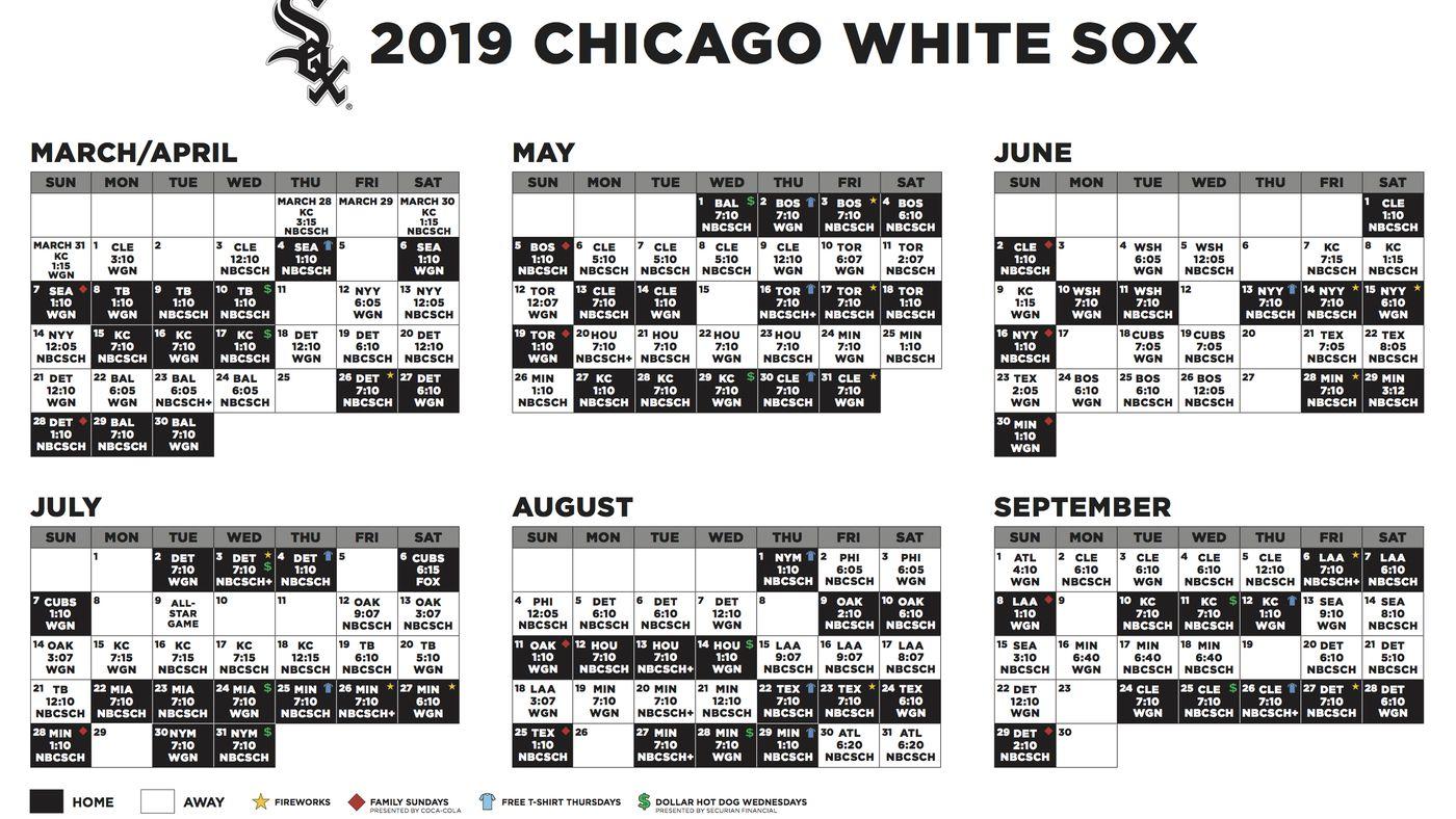 White Sox broadcast schedule Side Sox