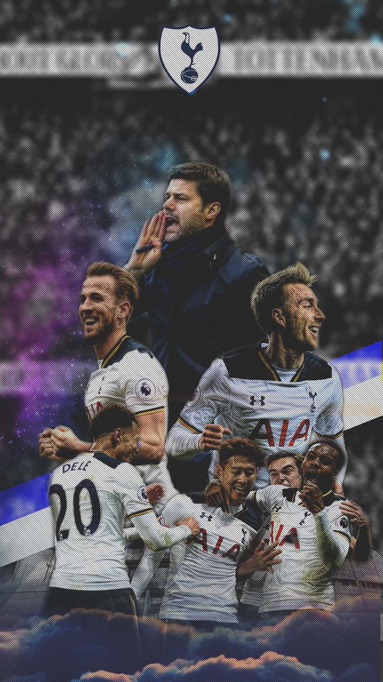 after support on the danny rose wallpaper, i made a spurs team phone