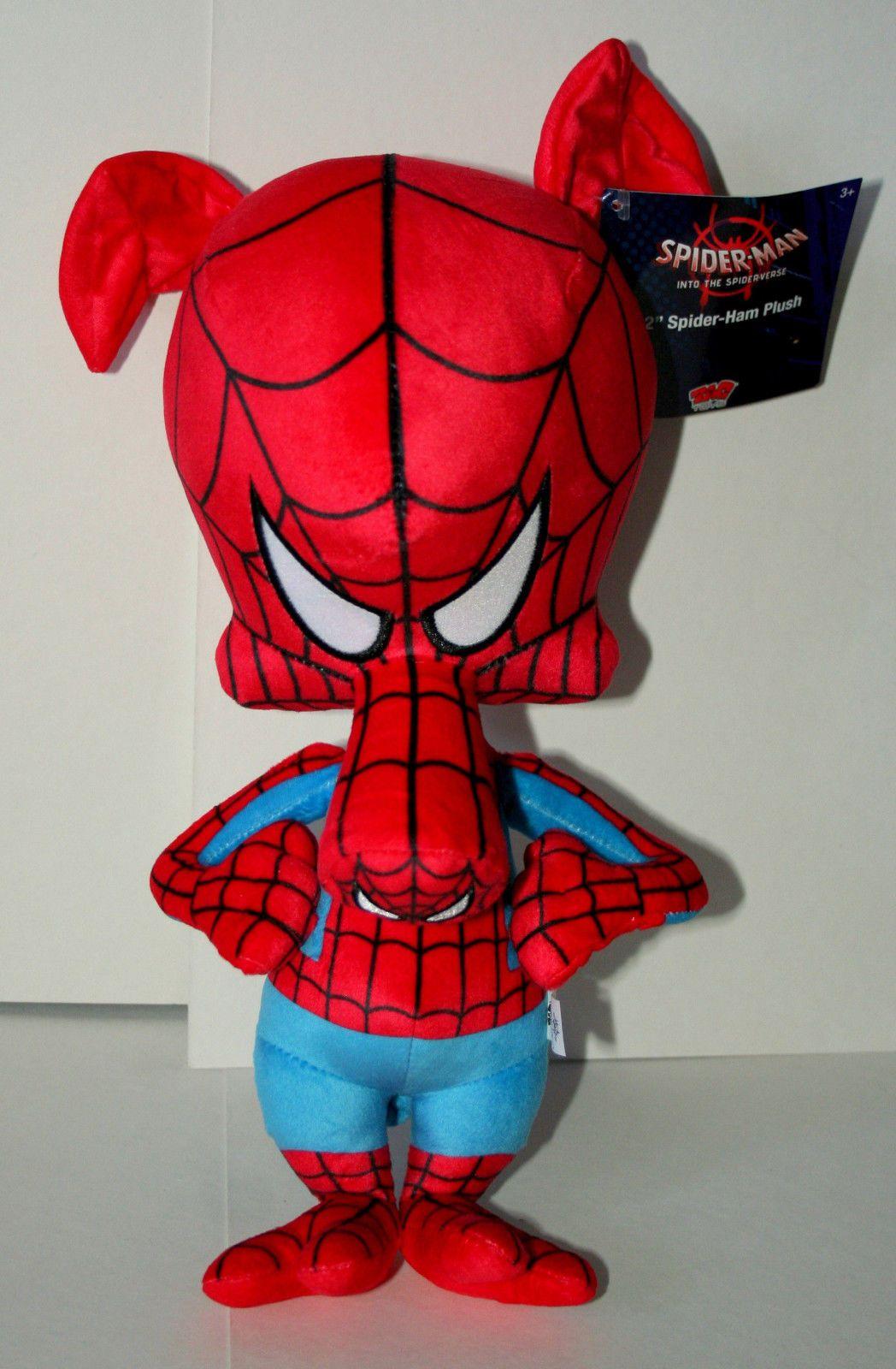 Rare Spider Man Spider Ham Marvel Plush Cartoon Pig Figure Toy New