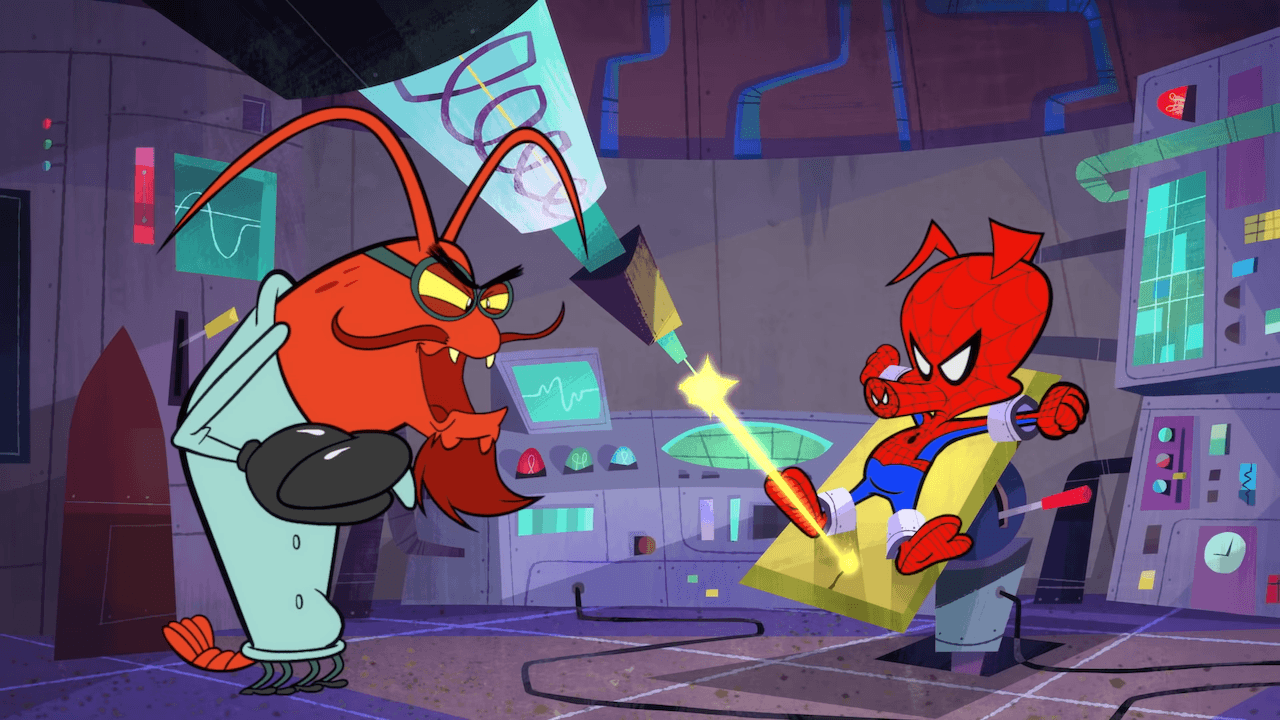 Spider Ham Refuses To Let A Mad Scientist Ruin His Meal In An 'Into