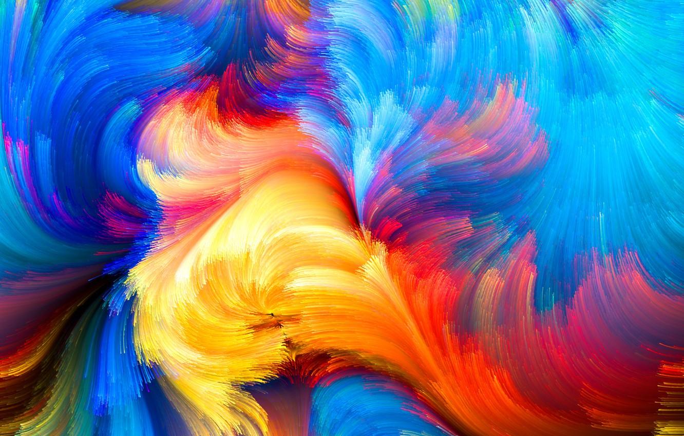 Wallpaper colors, colorful, abstract, rainbow, splash, painting