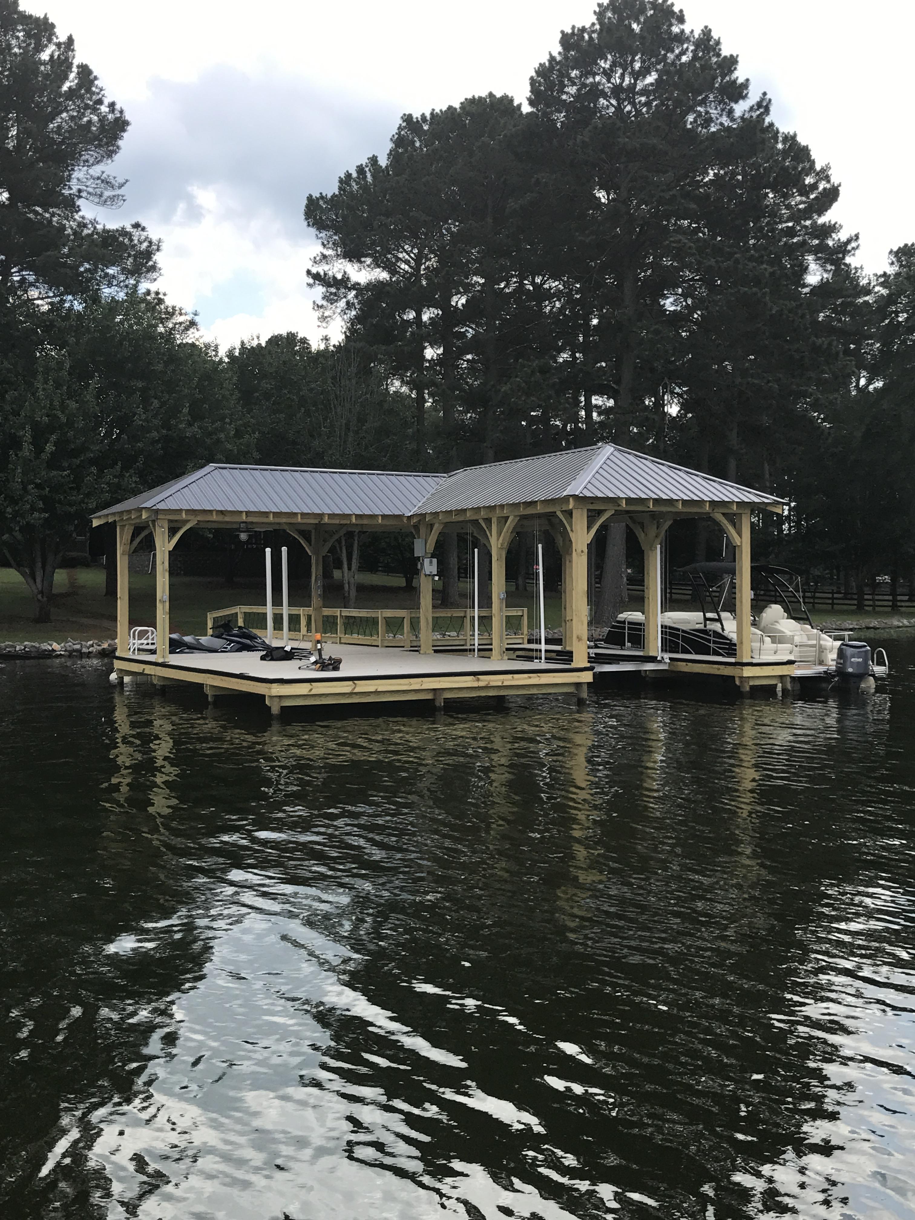 Logan Martin Lake Alabama USA trees water reflection wallpaper