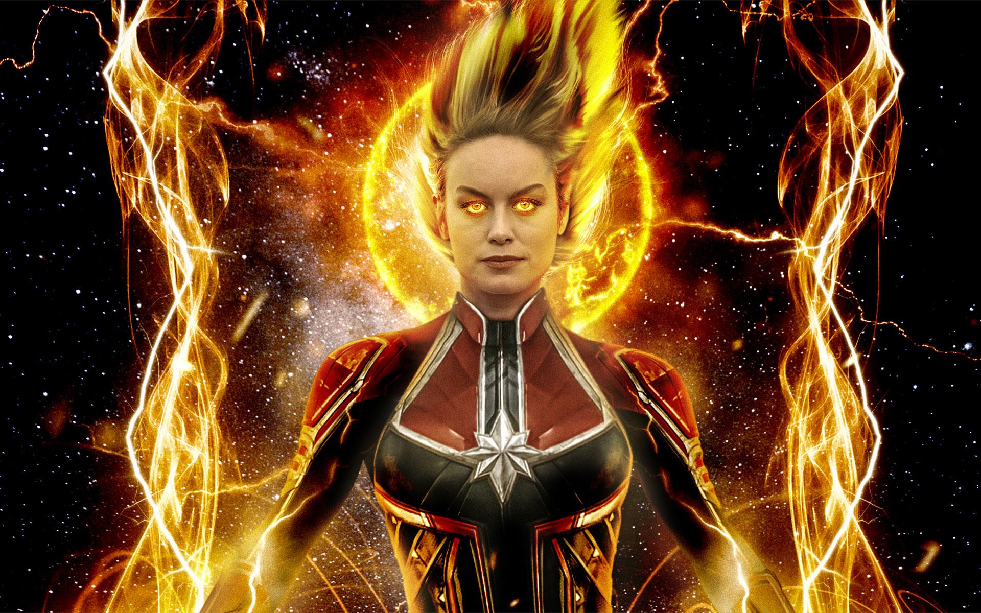 Captain Marvel Movie (2019) Wallpaper HD, Cast, Release Date, Powers & Posters