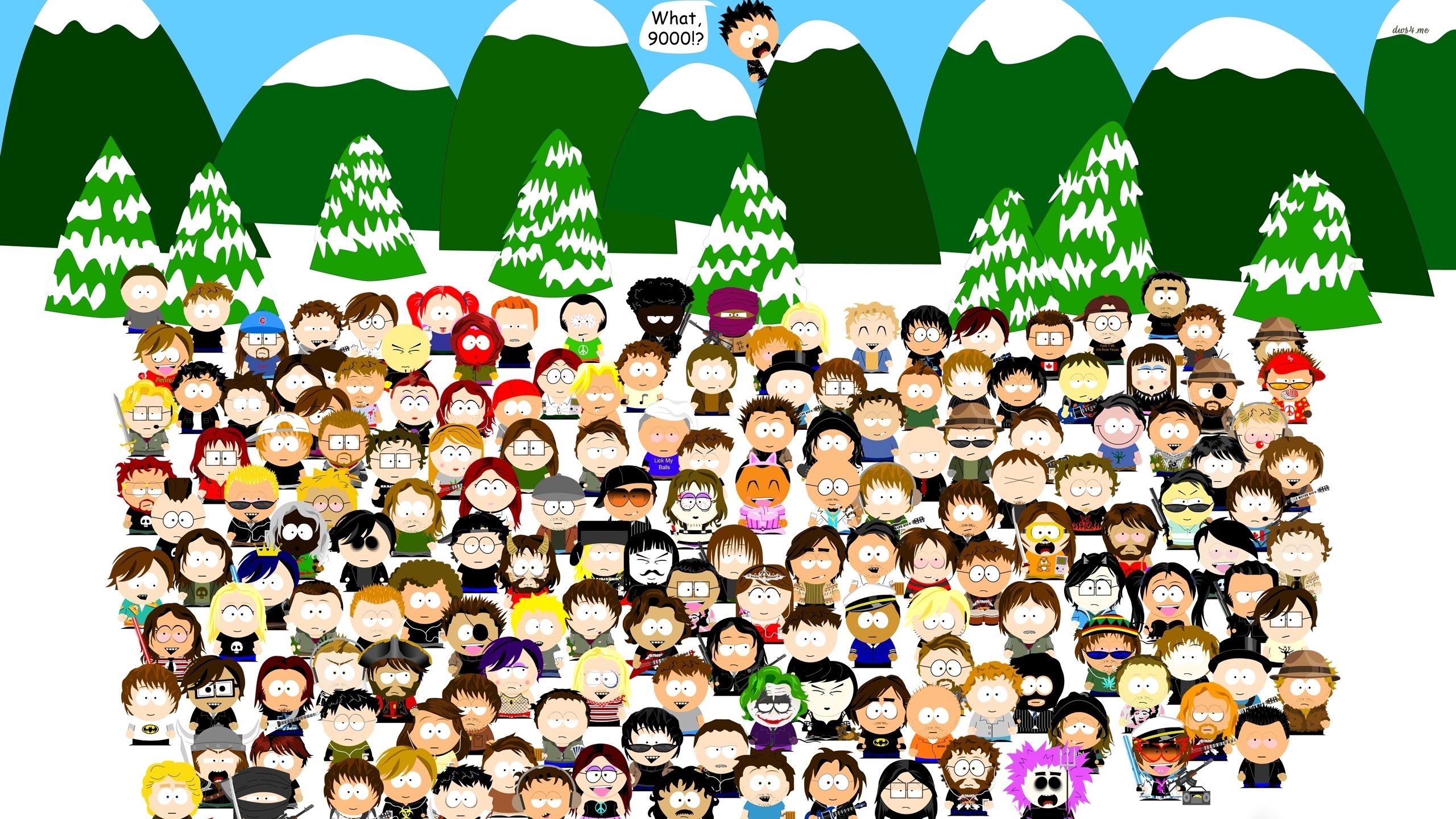 South Park characters on a winter day wallpaper wallpaper