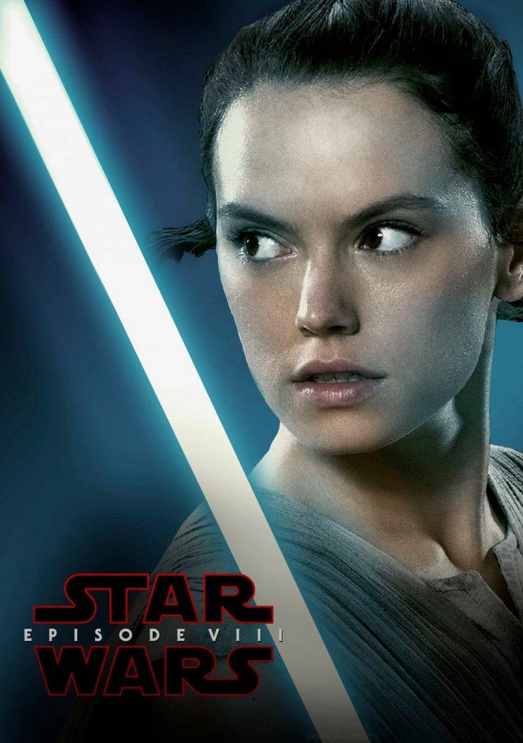 Rey, Daisy Ridley, Star Wars, Lightsaber Wallpaper HD / Desktop