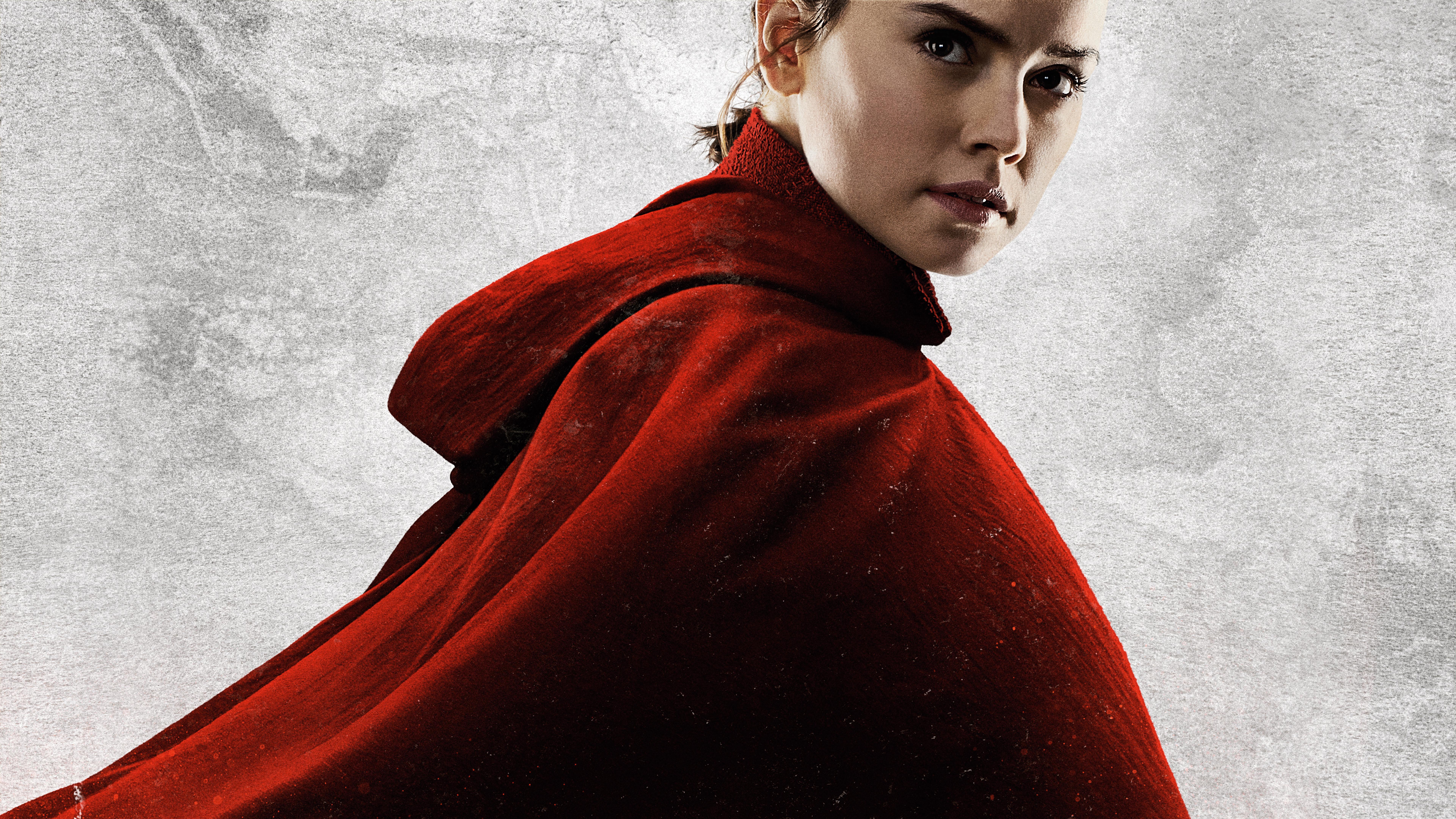 Wallpaper Rey, Star Wars: The Last Jedi, Daisy Ridley, 4K, 8K