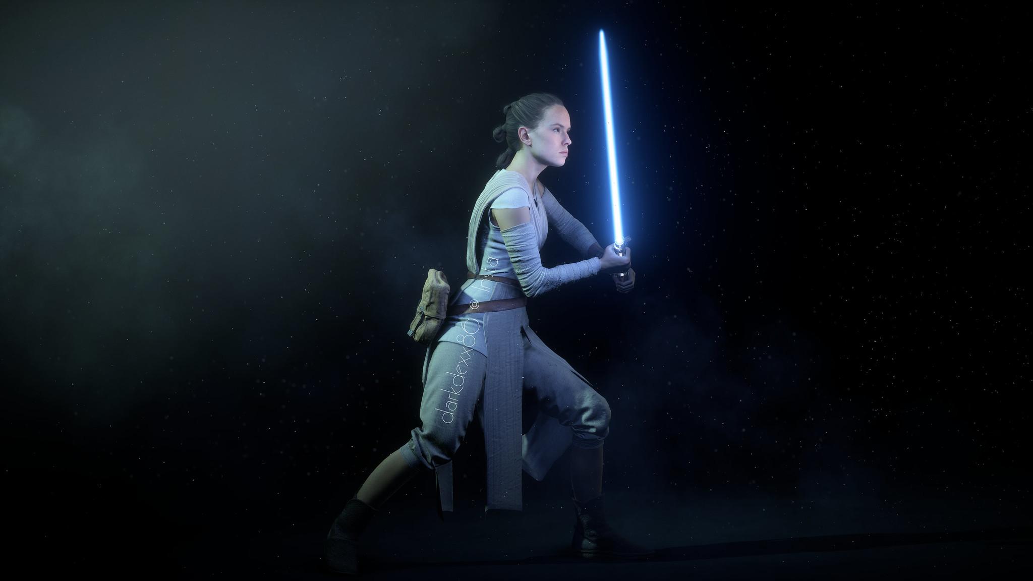 Rey In Star Wars Battlefront II, HD Games, 4k Wallpaper, Image