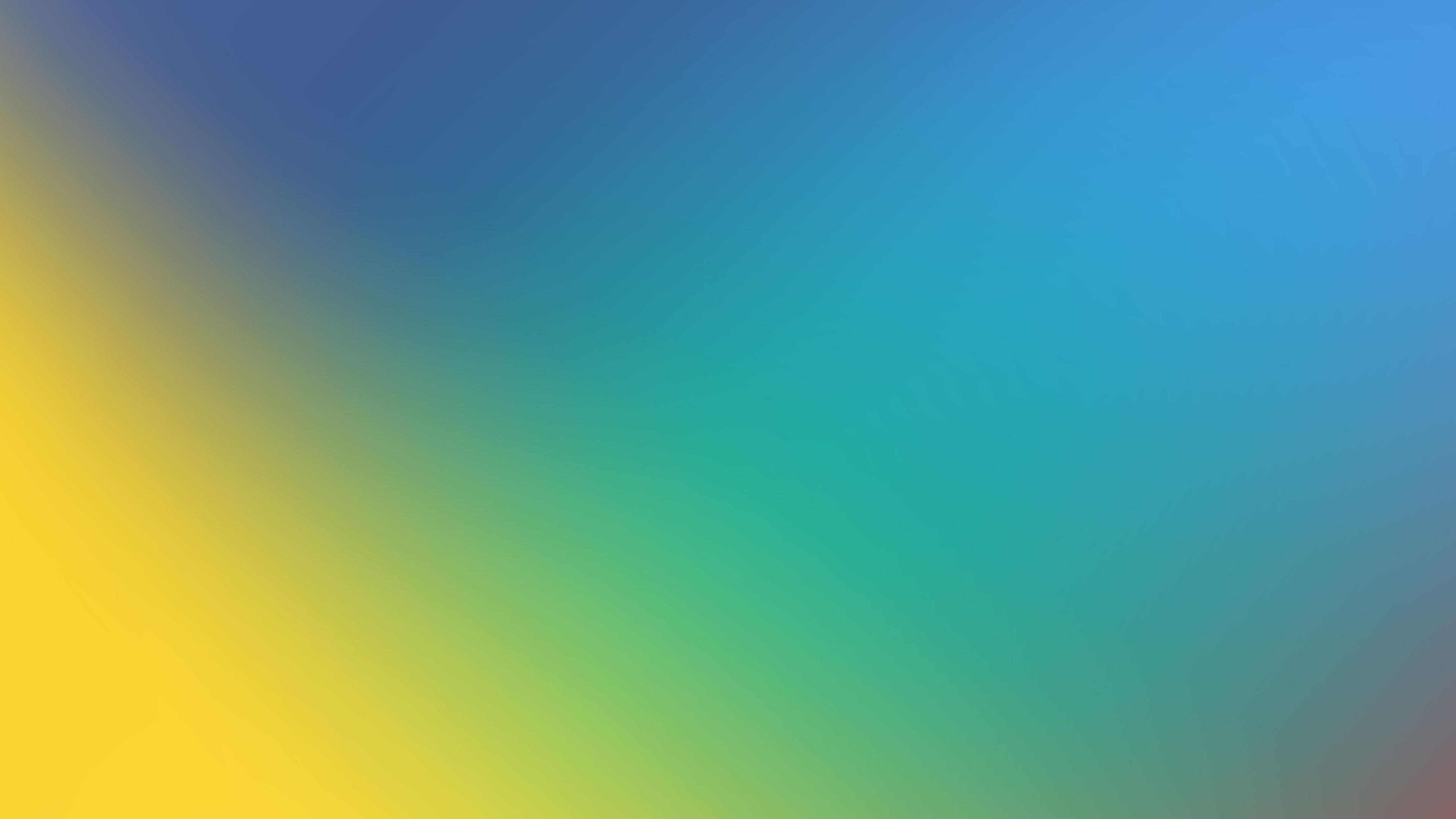 Wallpaper Gradient, Blue, Yellow, HD, 4K, Minimal