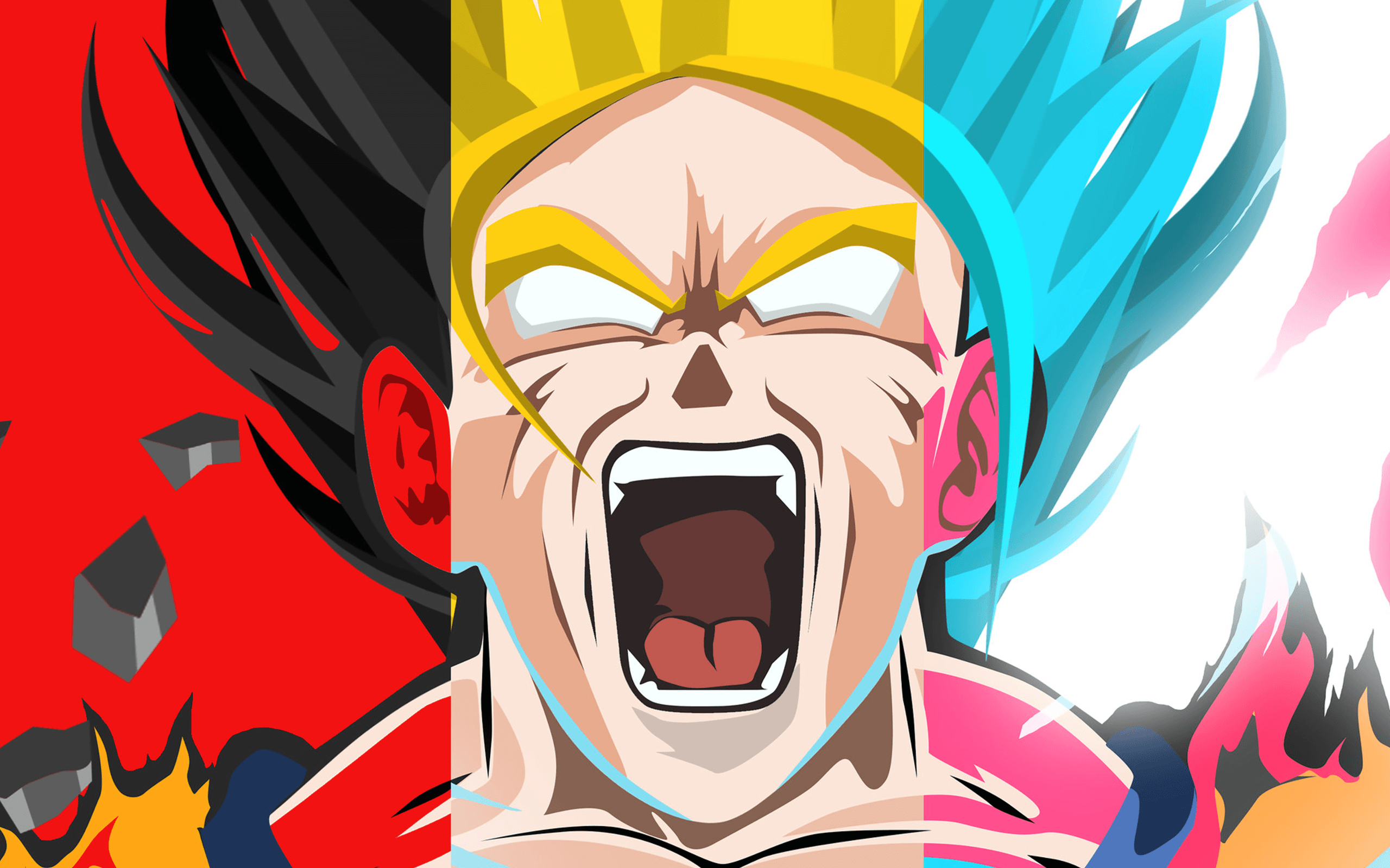 Goku Gets Angry in 4K. 3 Different Styles! 4K PC Wallpapers : r