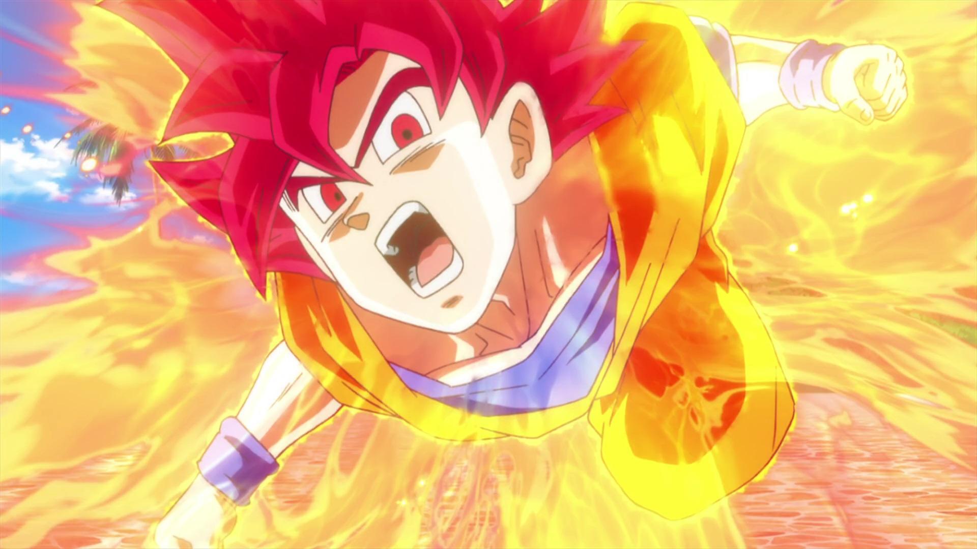 Goku in God Mode.