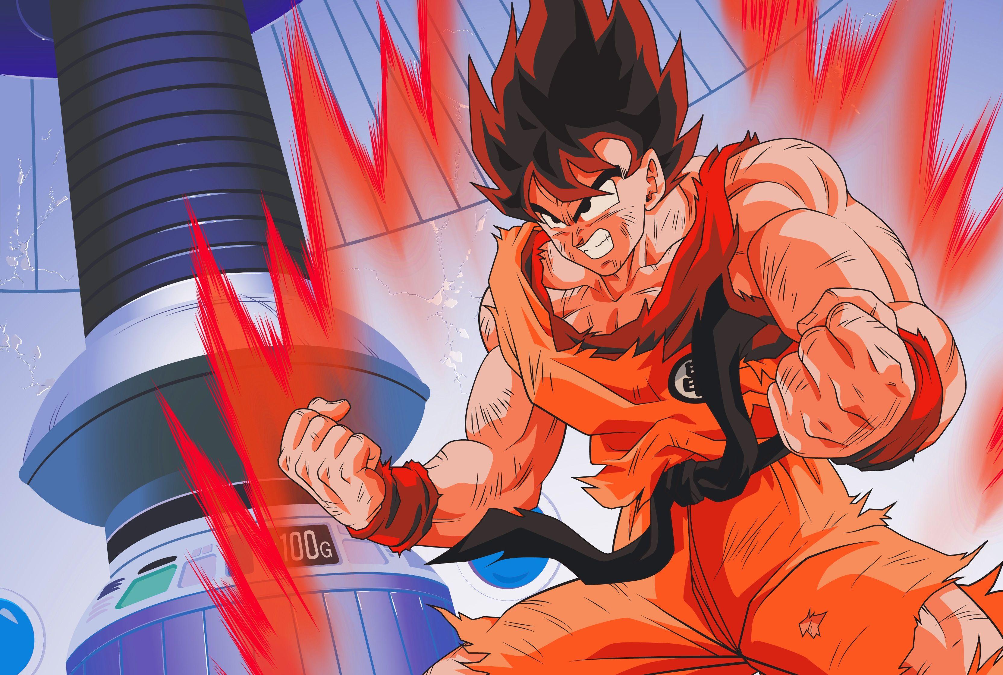 Goku Training. Funny. Dragon ball, Dragon ball z, Goku wallpaper