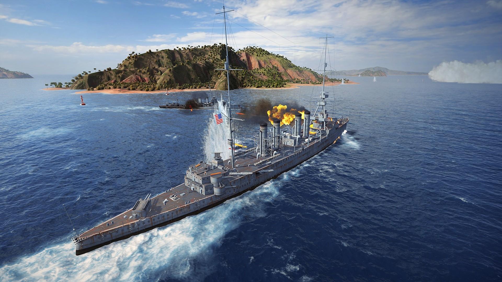 Battle on the High Seas in World of Warships: Legends, Available Now