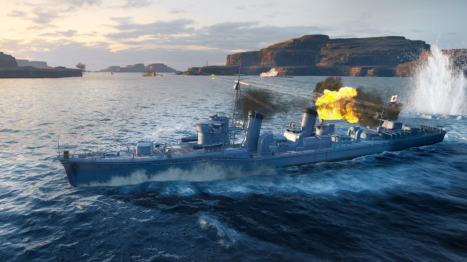 Battle on the High Seas in World of Warships: Legends, Available Now