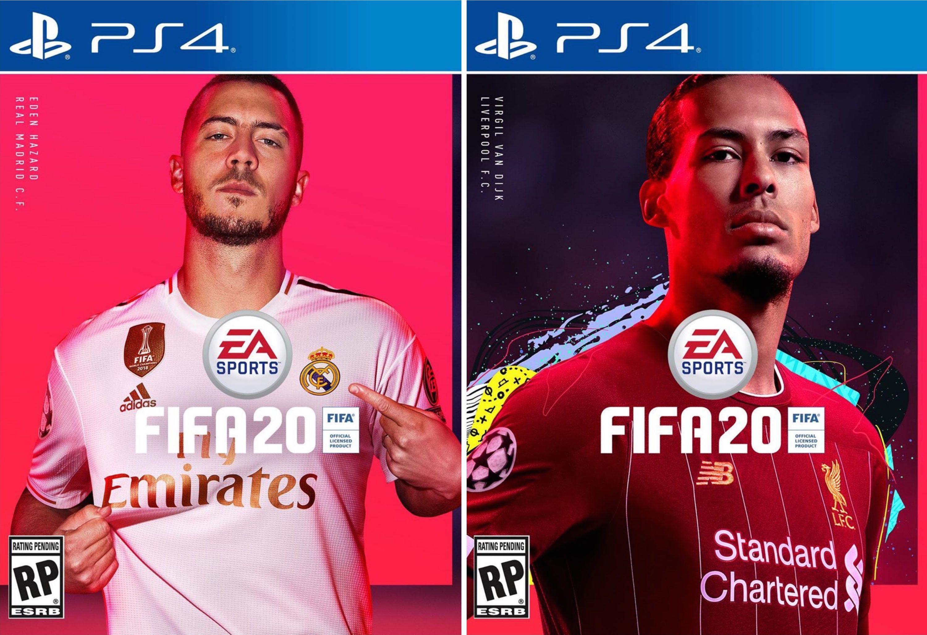 Virgil van Dijk and Eden Hazard announced as FIFA 20 cover stars