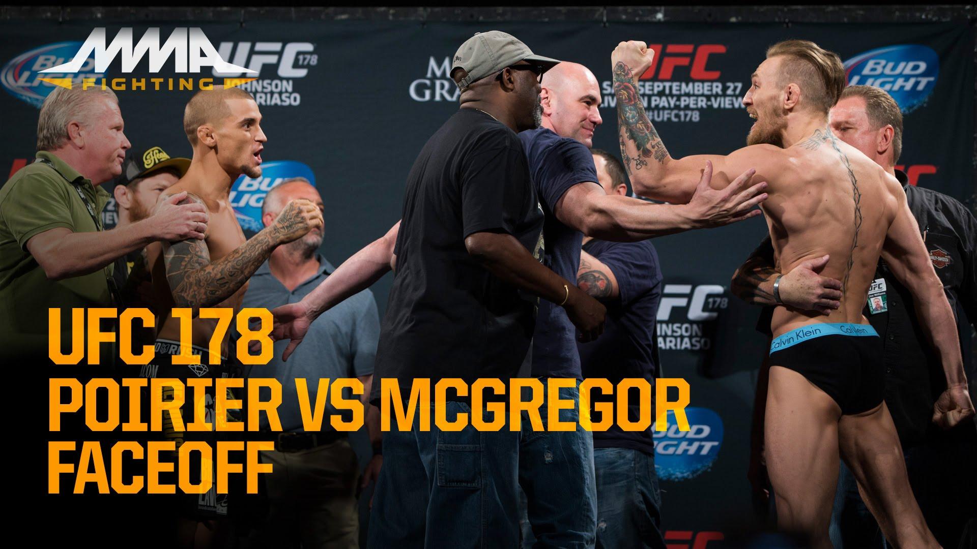 UFC 178 Weigh Ins: Conor McGregor Vs. Dustin Poirier MMA Video
