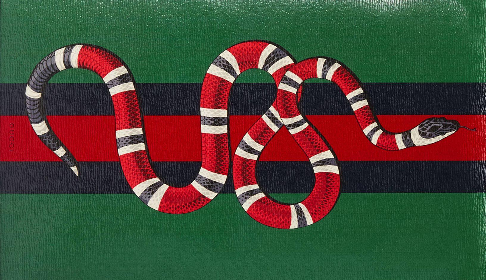 Gucci Snake Wallpaper 203648 Gg Supreme Kingsnake Wallet