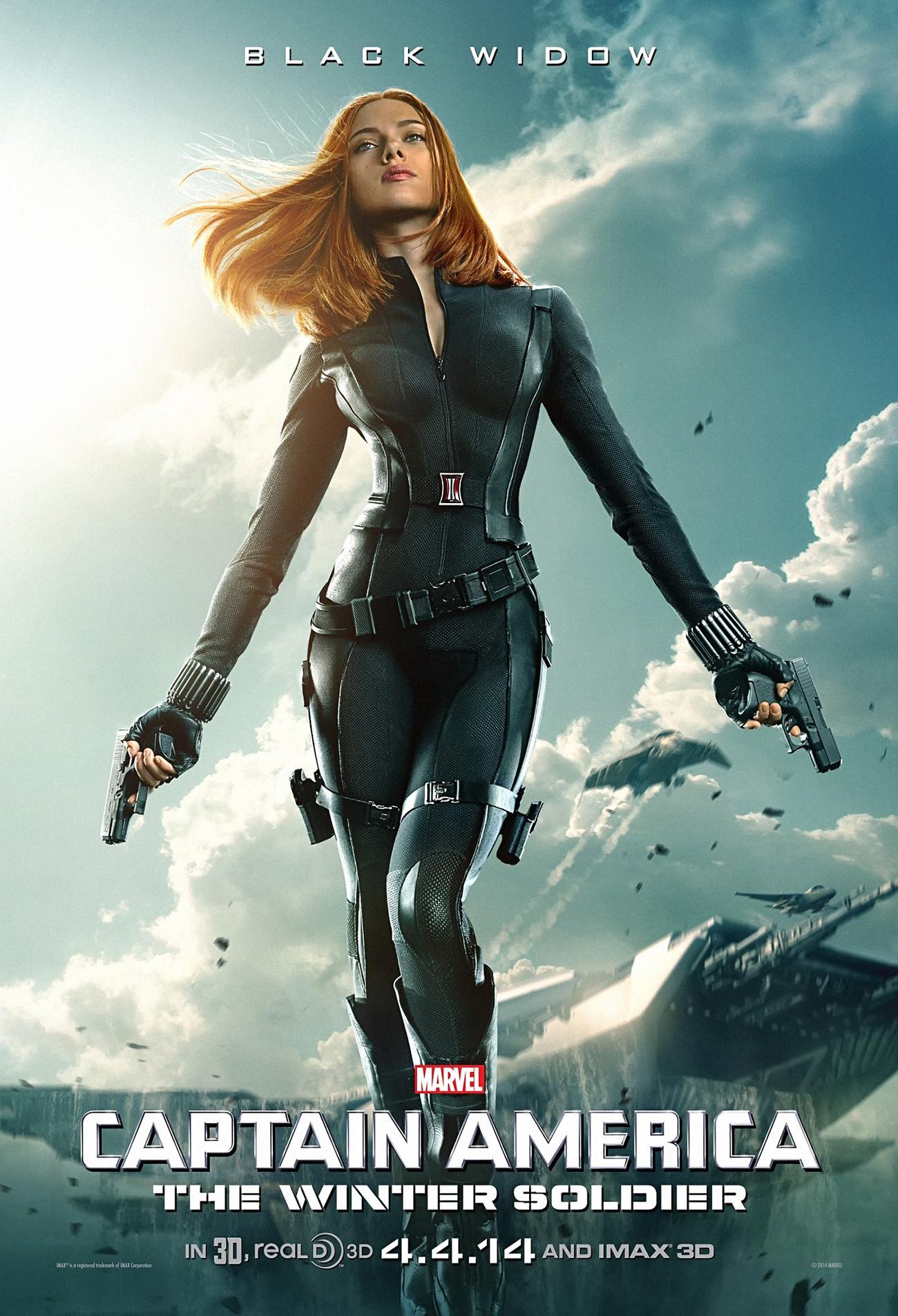 Get Scarlett Johansson's Poster Wallpaper For Captain America 2