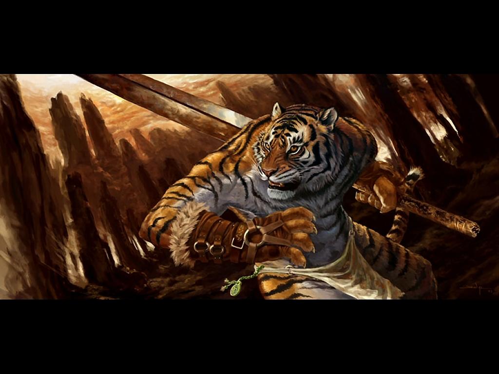 Tiger Fantasy Wallpaper HD Download