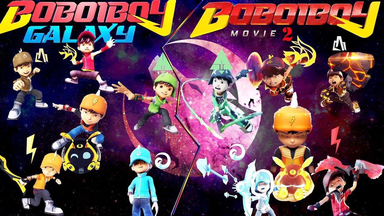 BOBOIBOY GALAXY VS BOBOIBOY MOVIE 2 (cerita Boboiboy Galaxy)