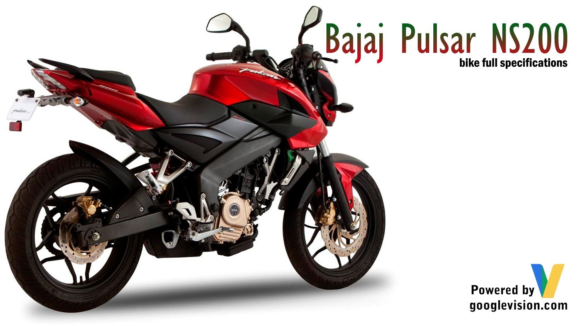 Bajaj Pulsar NS200 full specifications & price