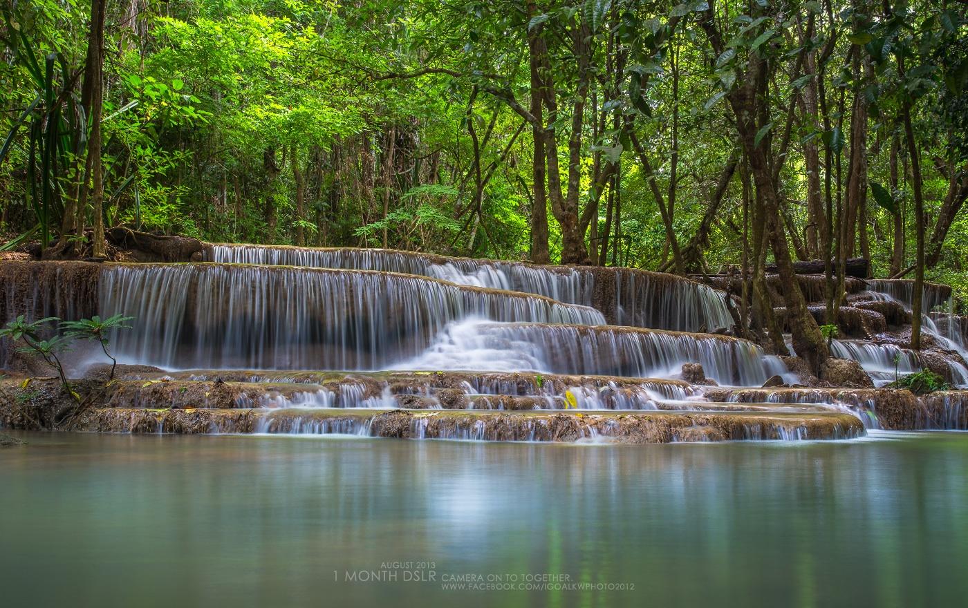 Huai Mae Khamin Waterfall Wallpapers - Wallpaper Cave