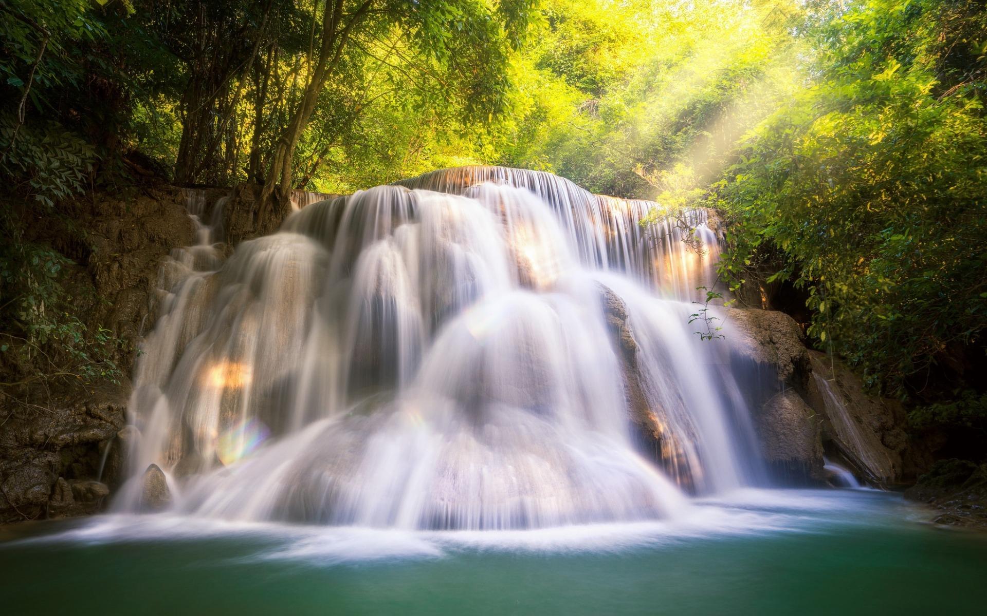 Huai Mae Khamin Waterfall Wallpapers - Wallpaper Cave