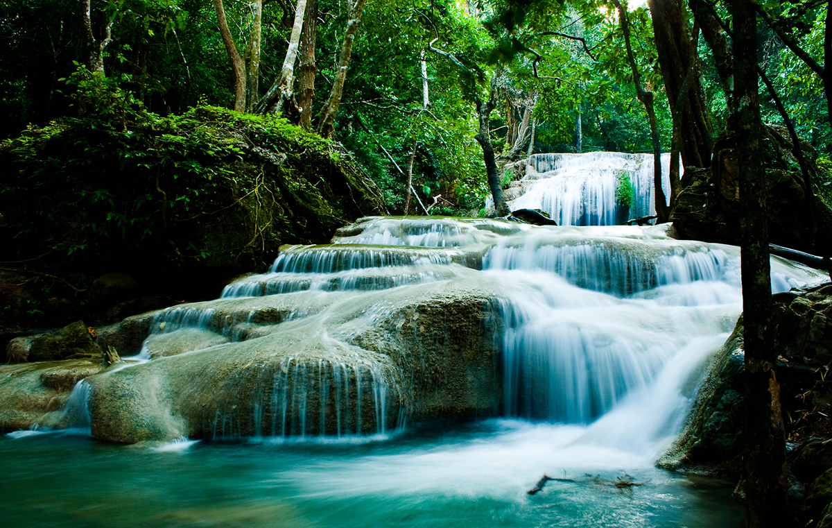 Huai Mae Kamin Waterfall Wallpaper 1 X 761