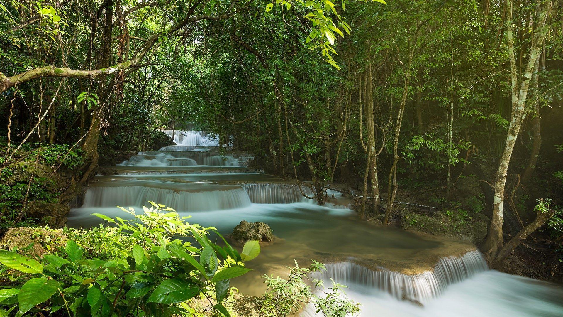 Windows Spotlight Wallpaper Mae Khamin Waterfall Windows Free