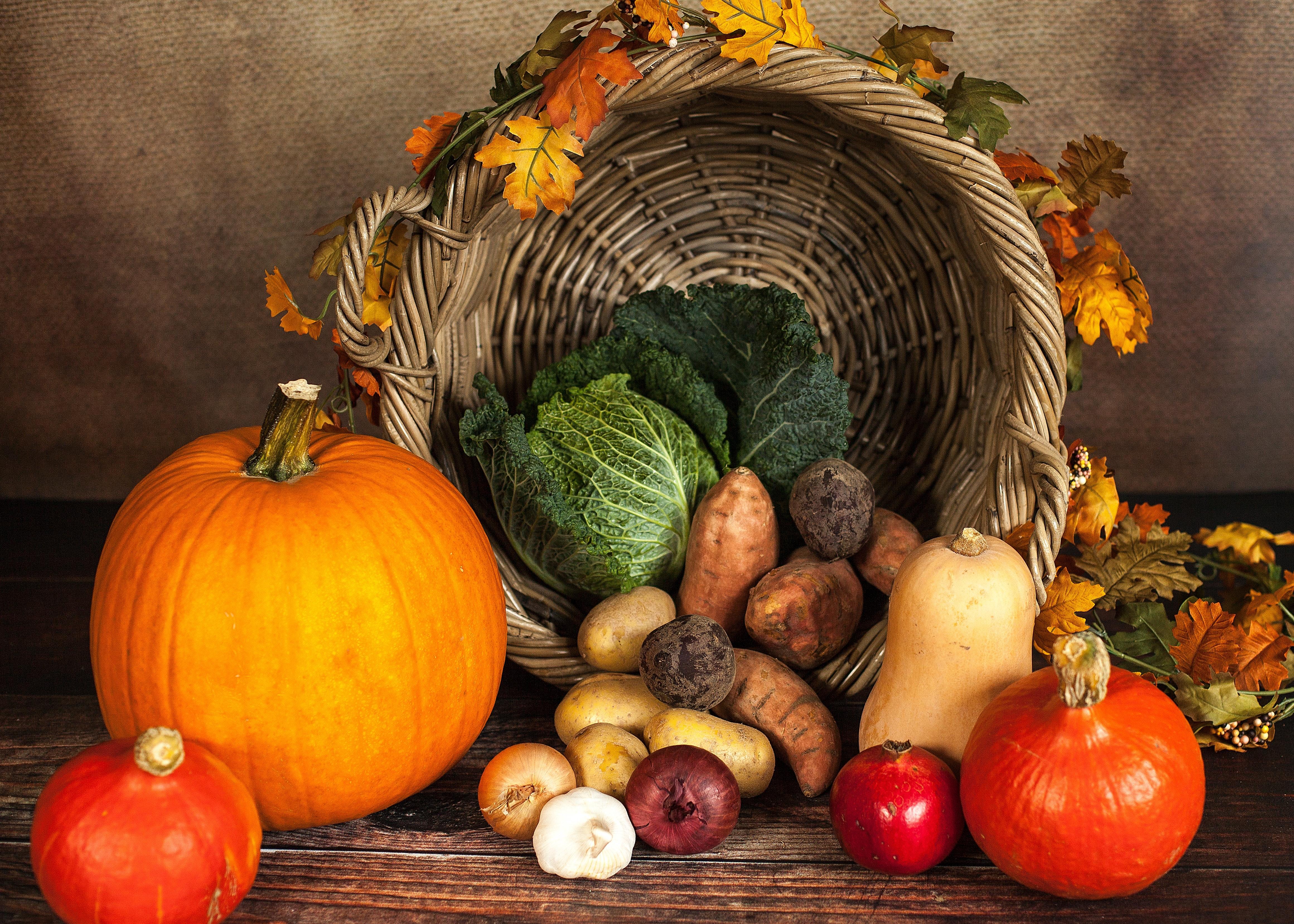 Pumpkins And Basket Wallpapers - Wallpaper Cave