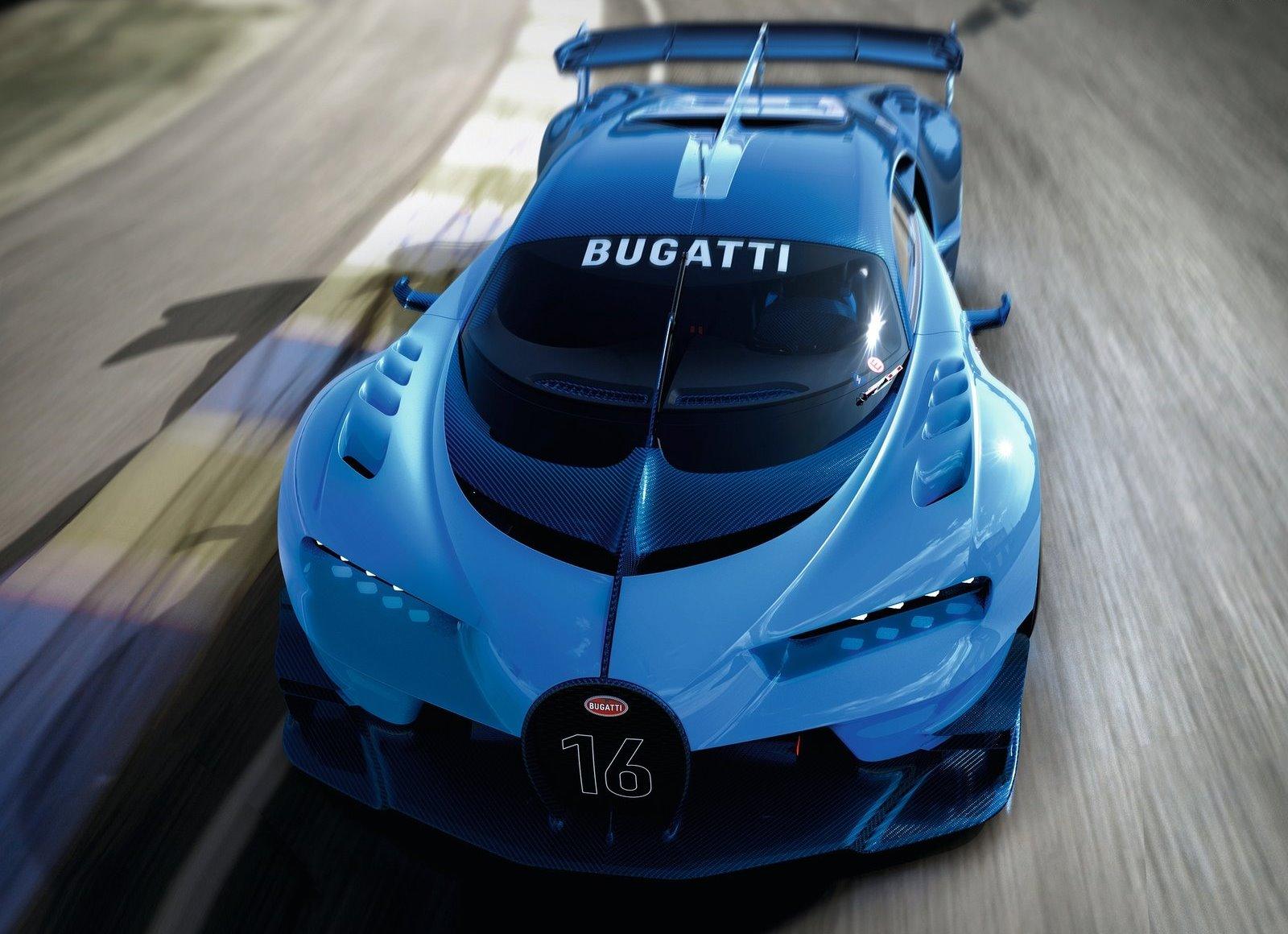 Free Download HD Wallpaper Of Bugatti Car, Bugatti Vision Gran