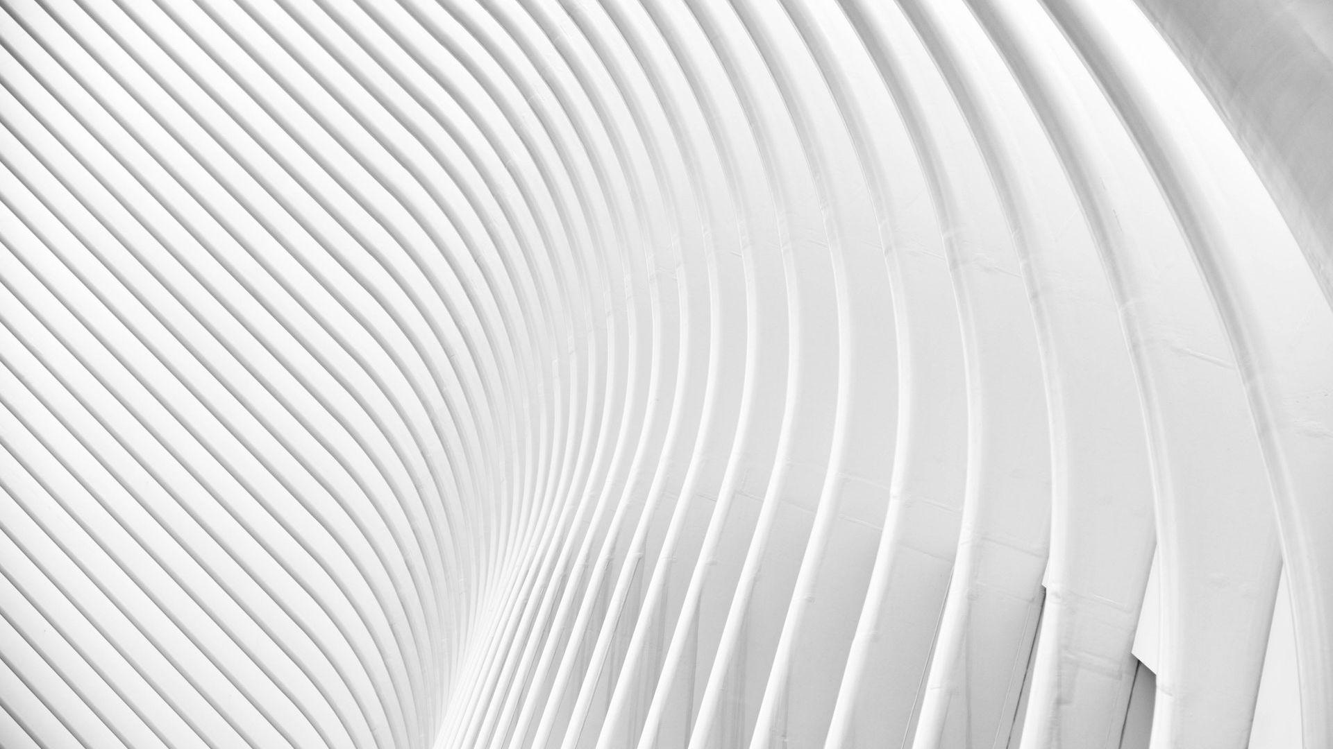 Abstract White and Black Architecture Wallpaper