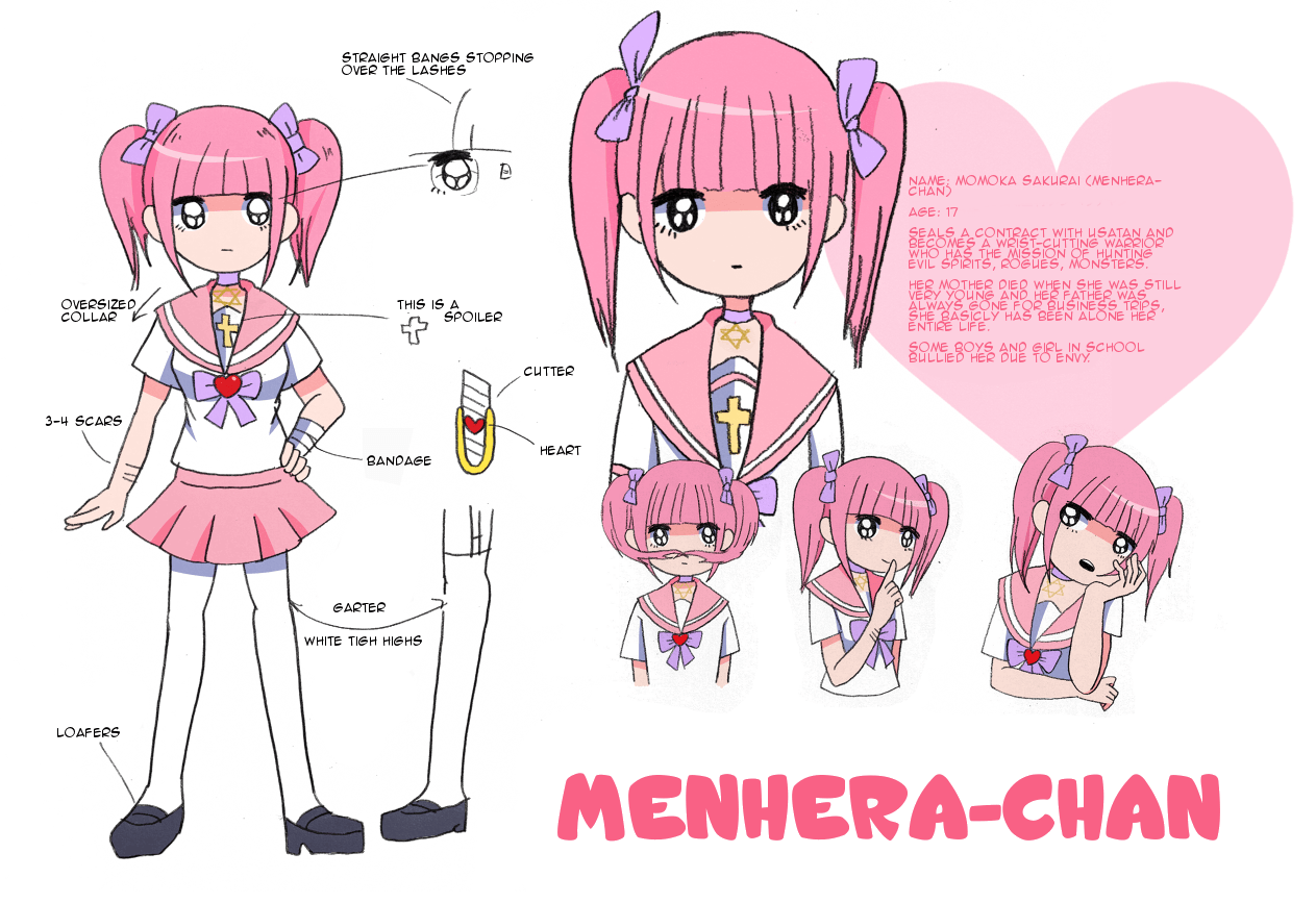 Download Menhera Chan - The Enigmatic Magical Girl Wallpaper