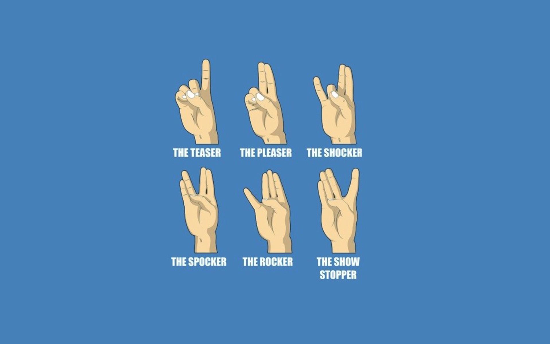 Язык жестов обои
