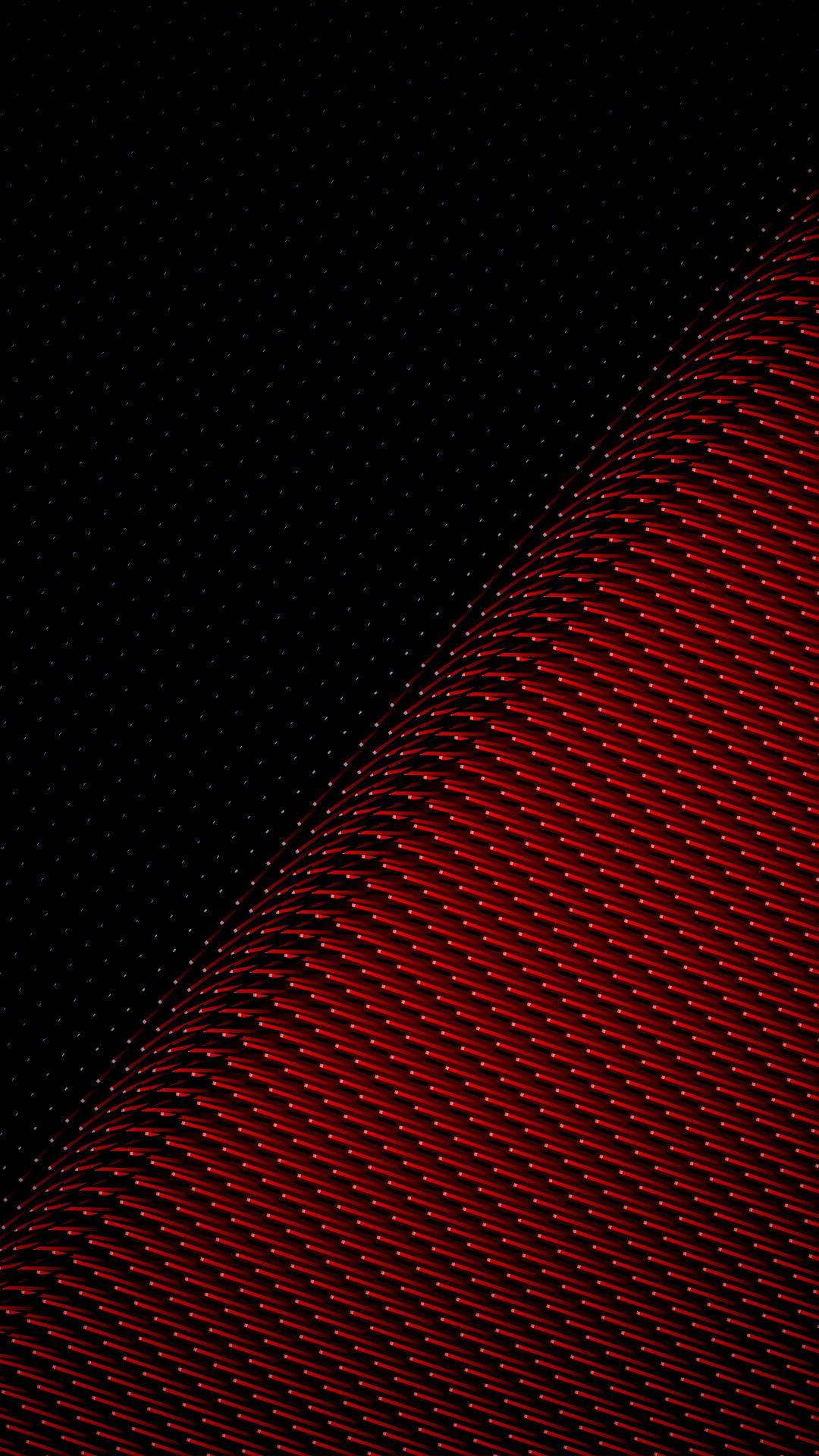 Red and black digital wallpaper, black background, abstract, amoled